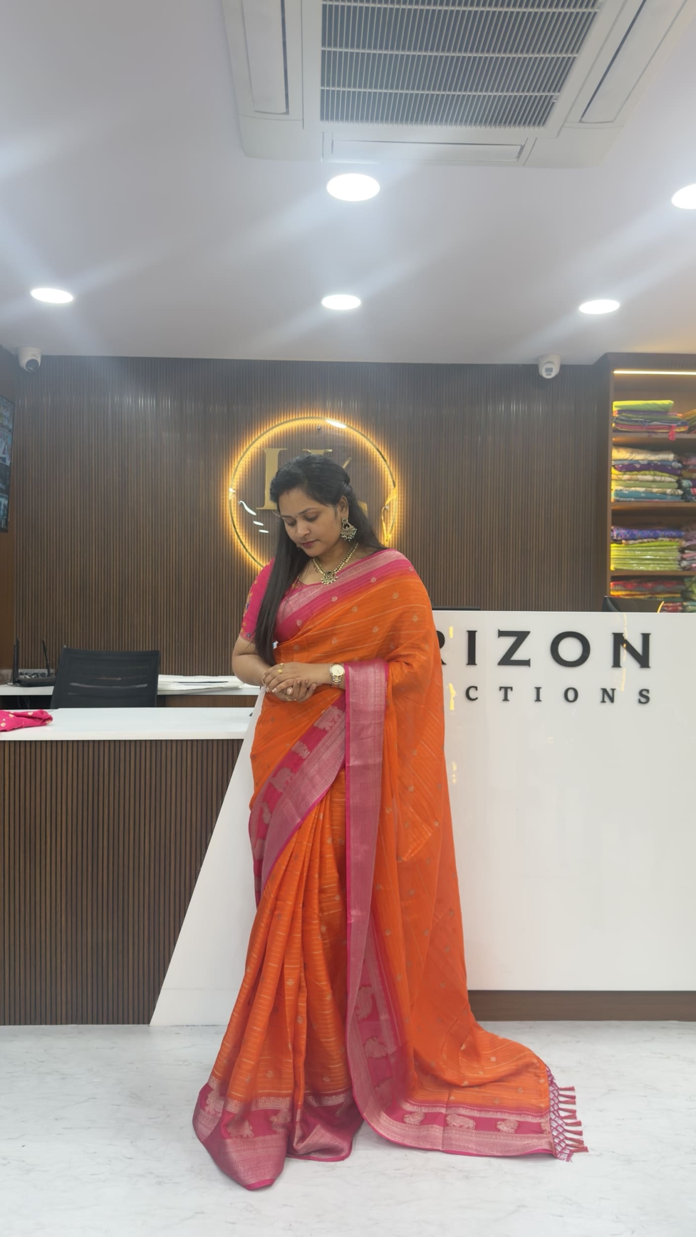 Orange Special Saree