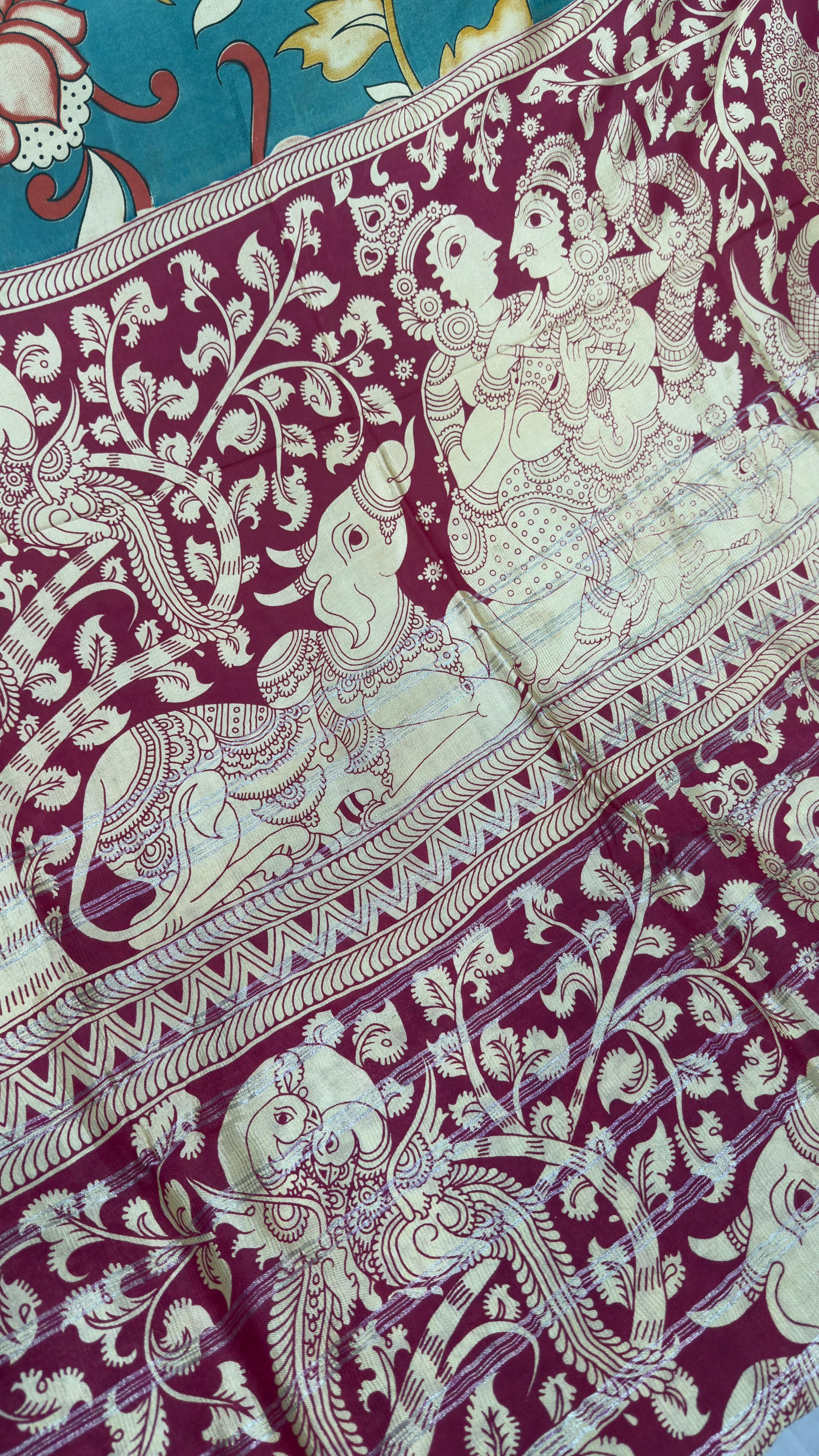 Pure Mangalagiri Printed