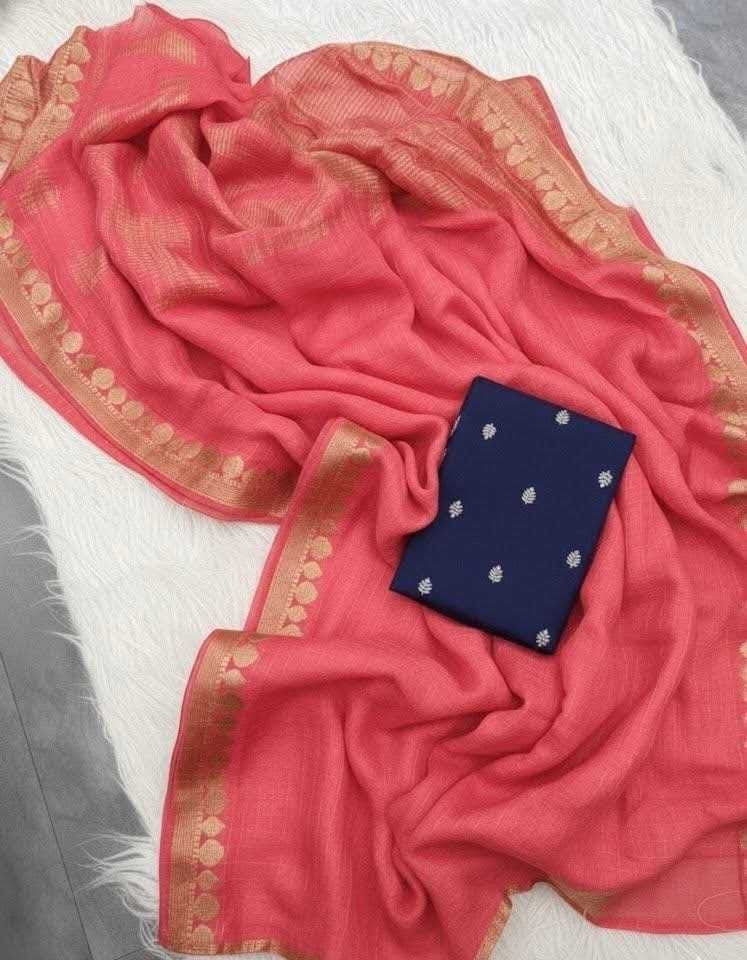 Viscose Georgette Saree With Viscose Blouse