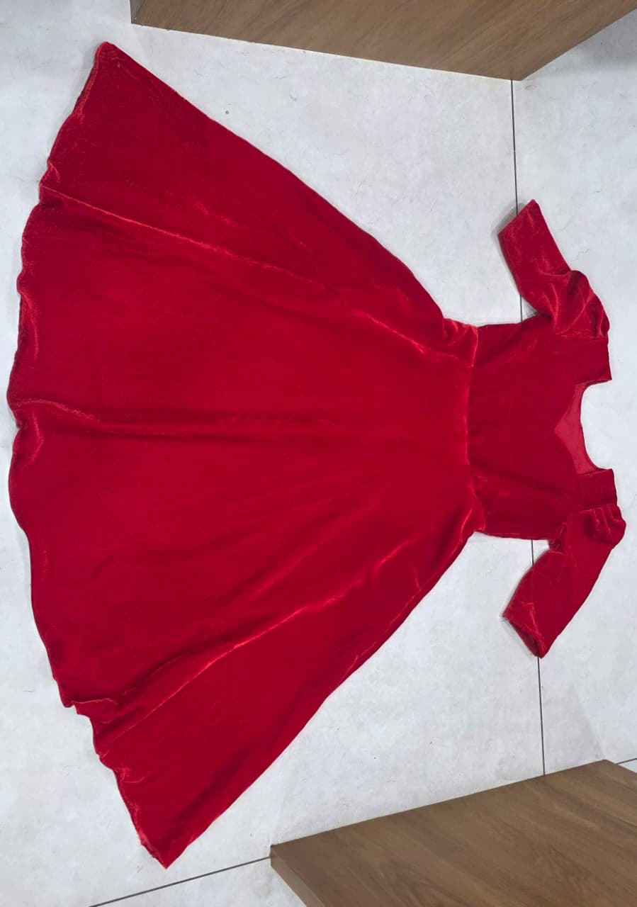 velvet frock