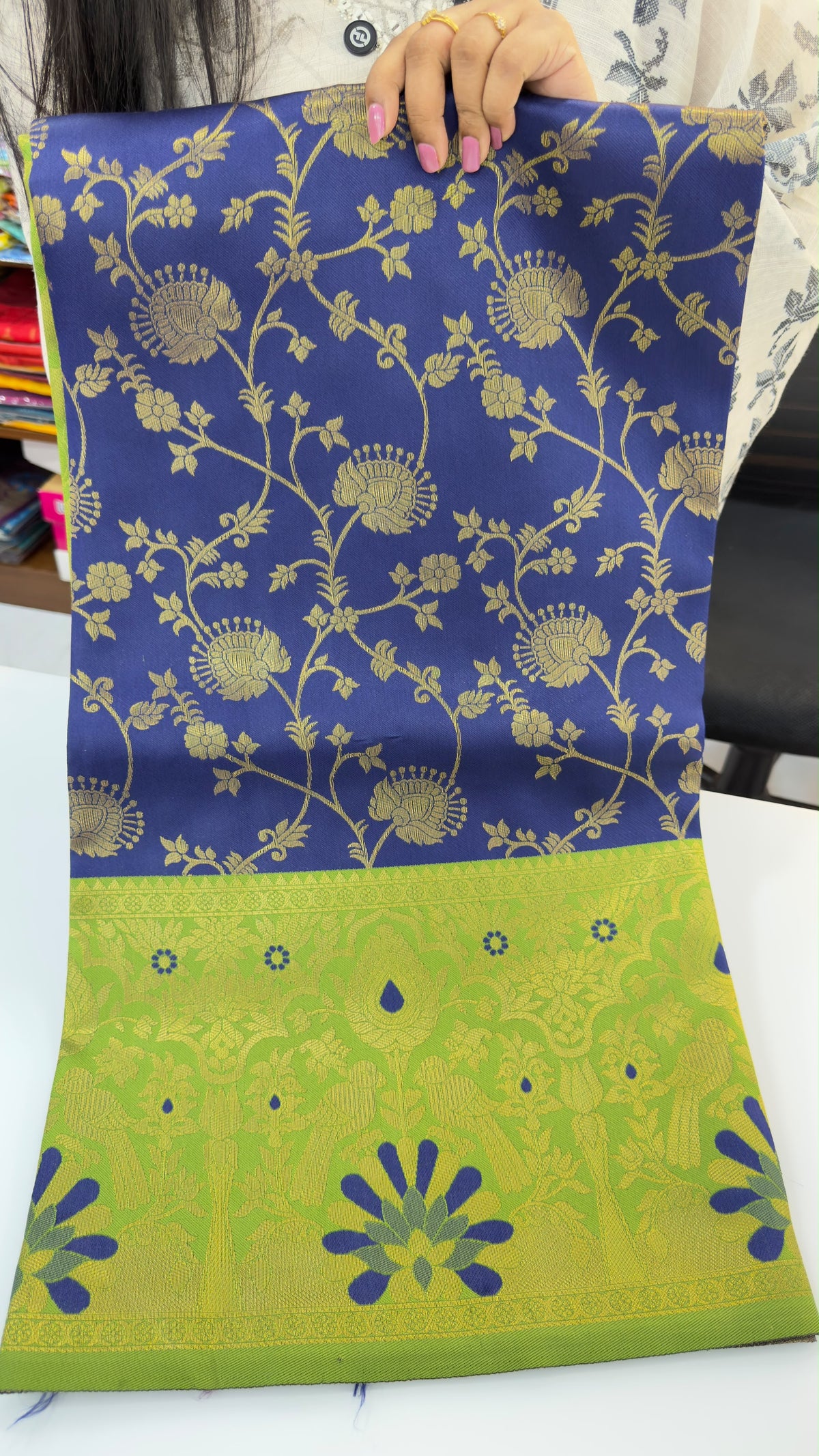 Meenakari korvai Pattu sarees