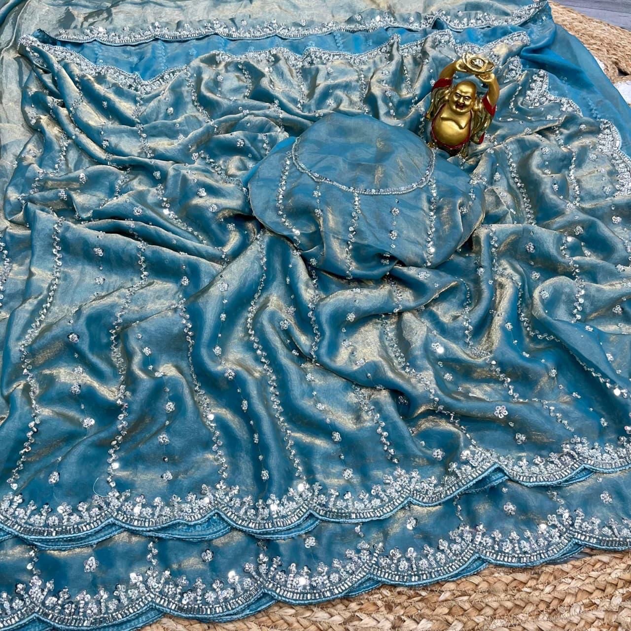 Heavy Work Saree