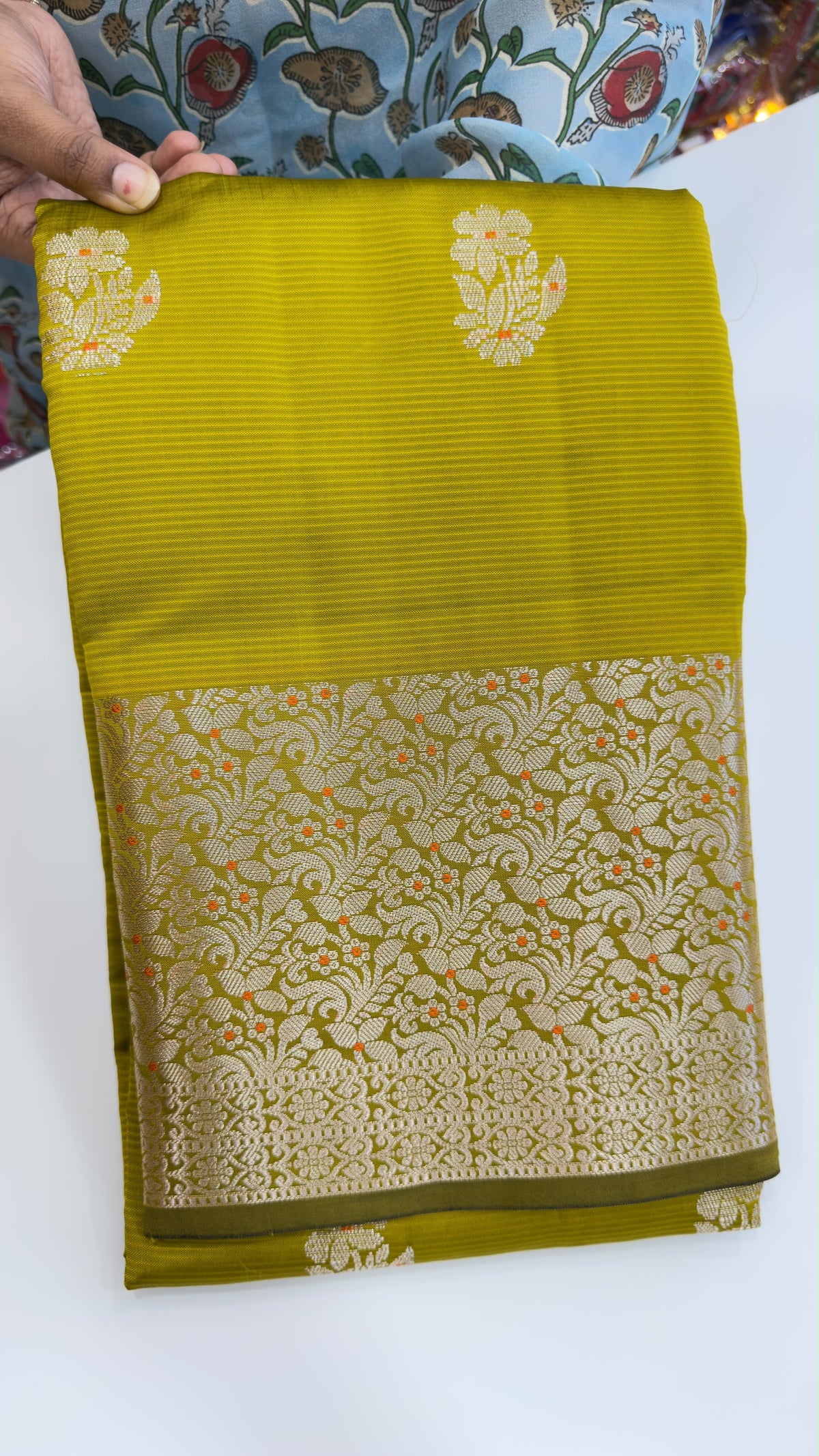 Raw mango inspired soft pattu sarees
