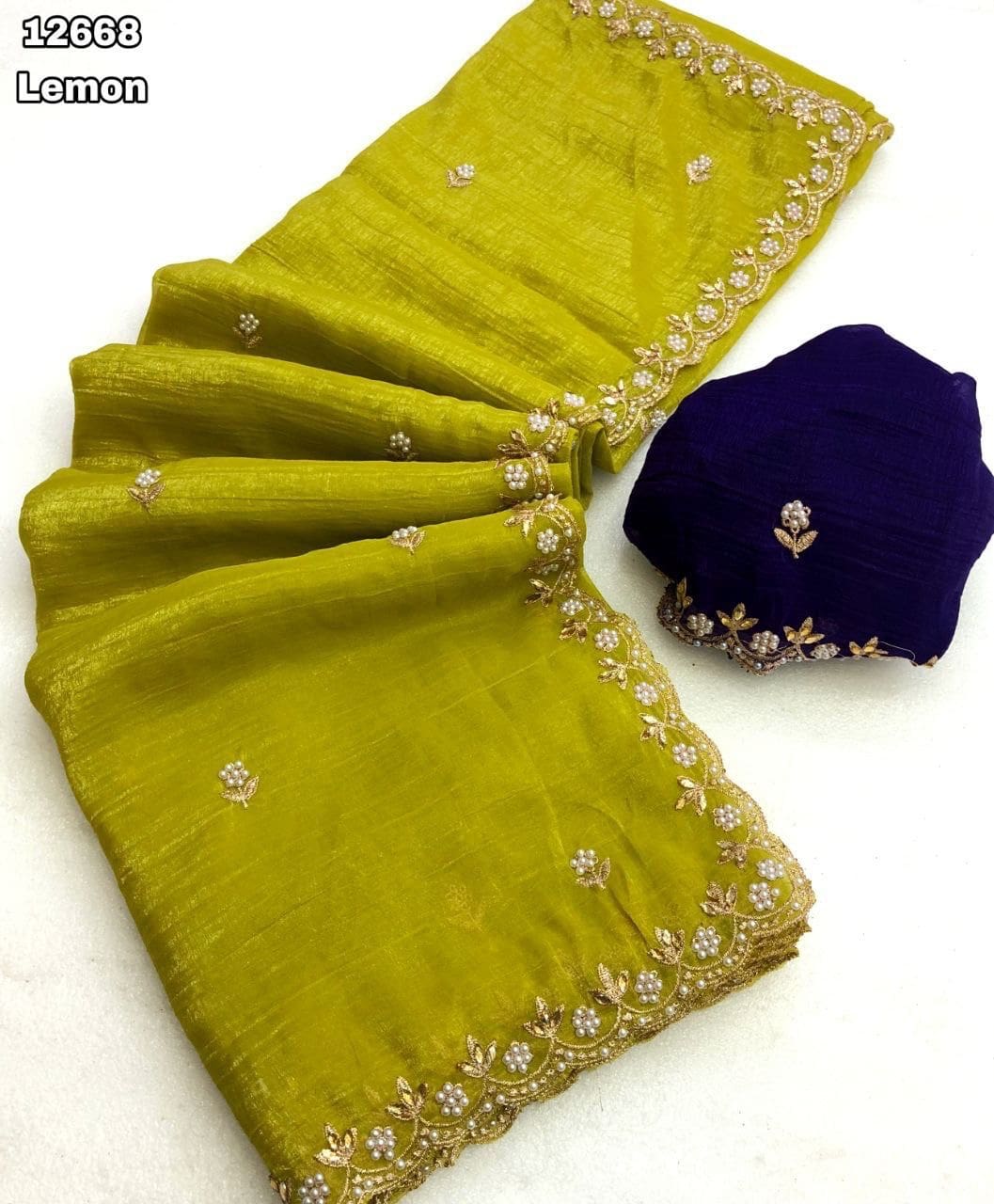 Tussar Crush Saree PW