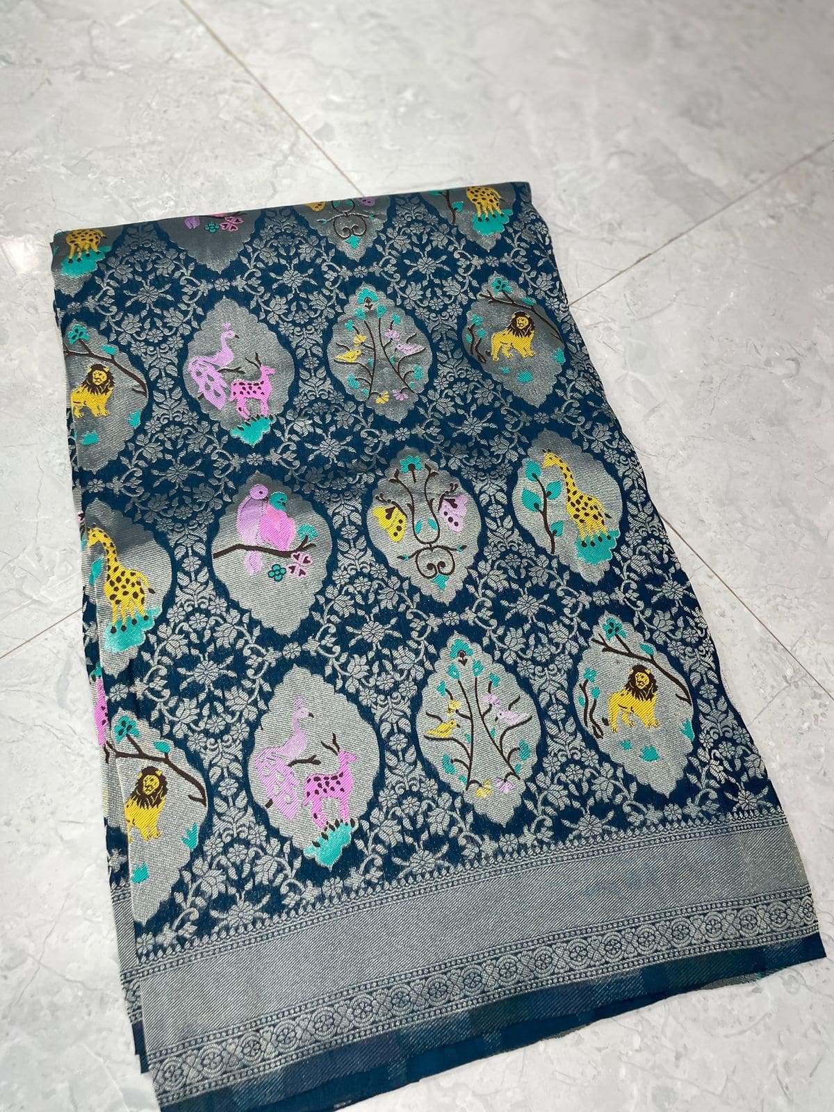 Premium quality Jungle theme Saree
