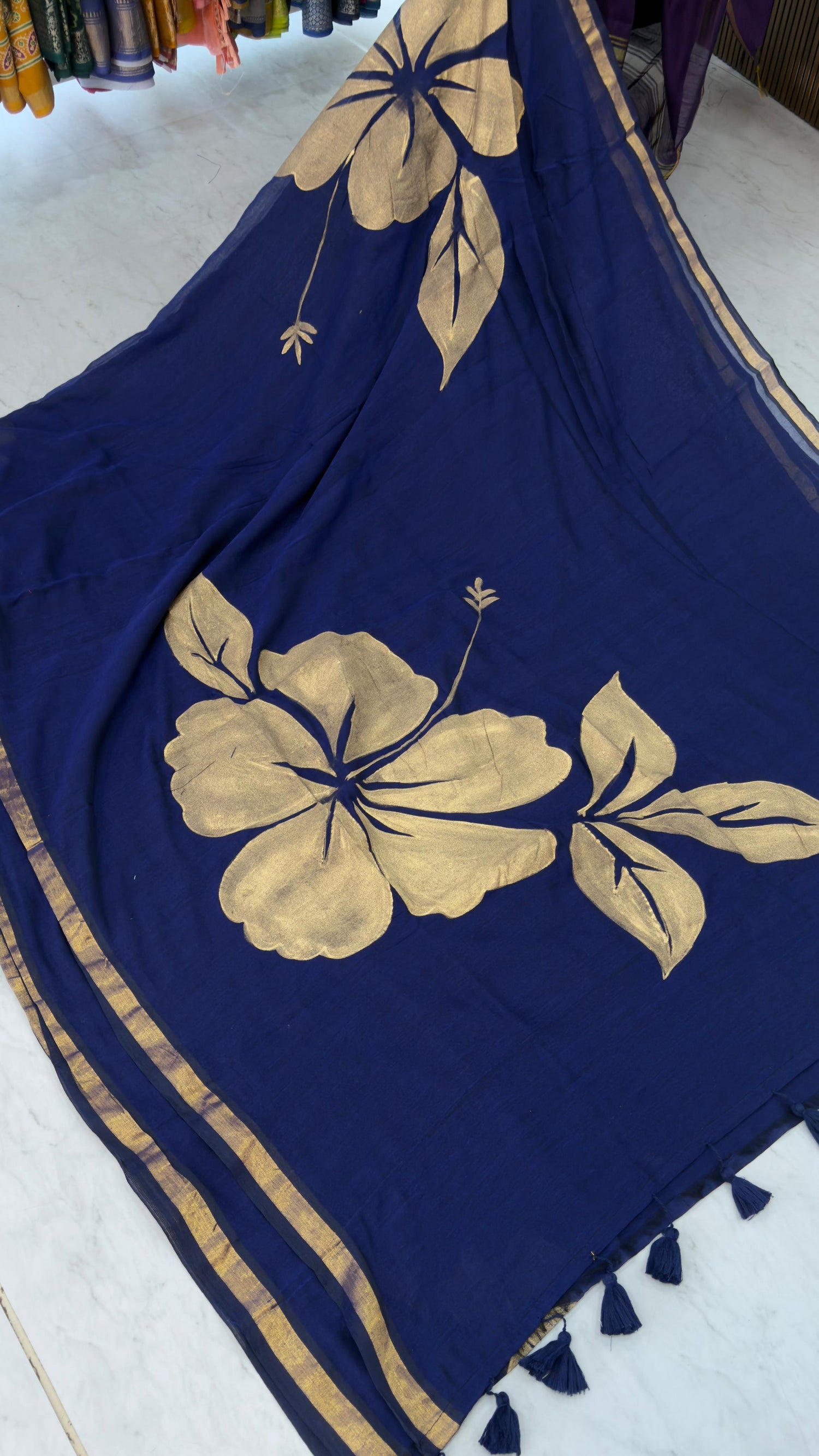 Mul cotton sarees(No blouse)