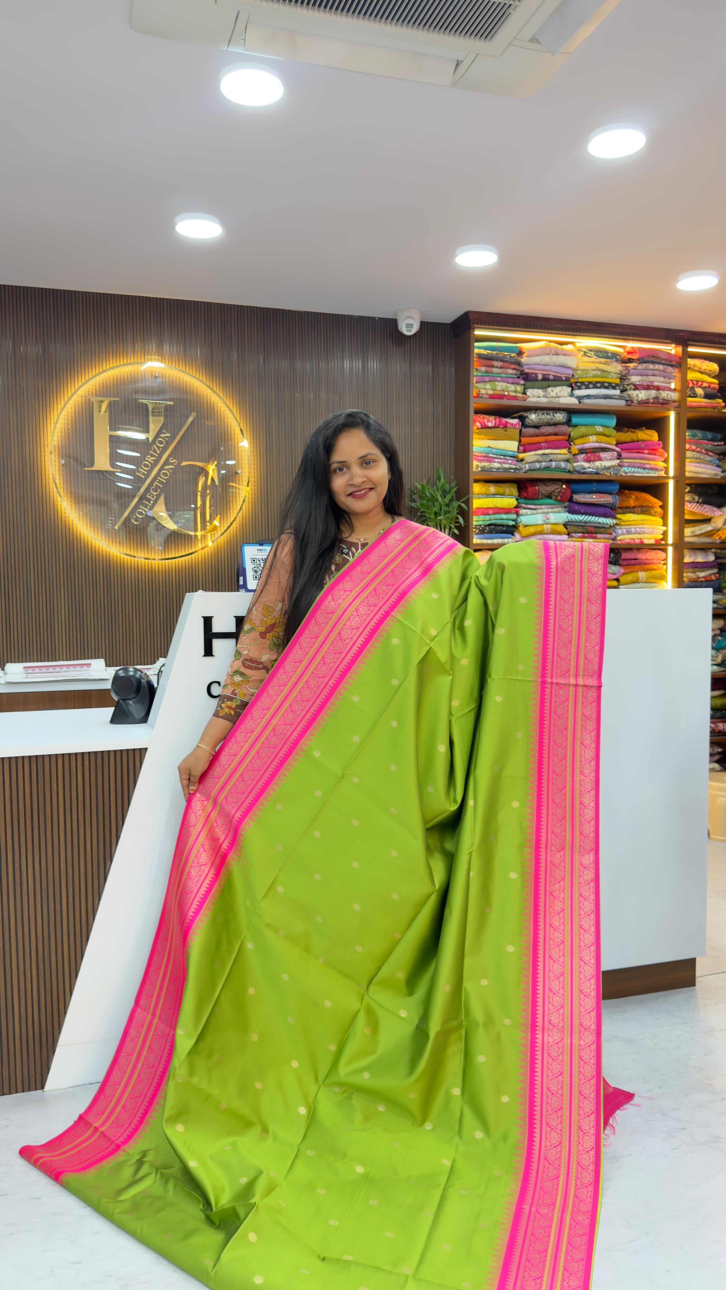 Semi Gadwal inspired soft pattu sarees
