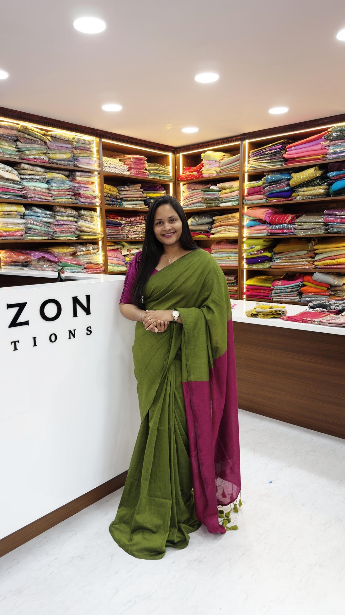 Pure Khadi cotton saree