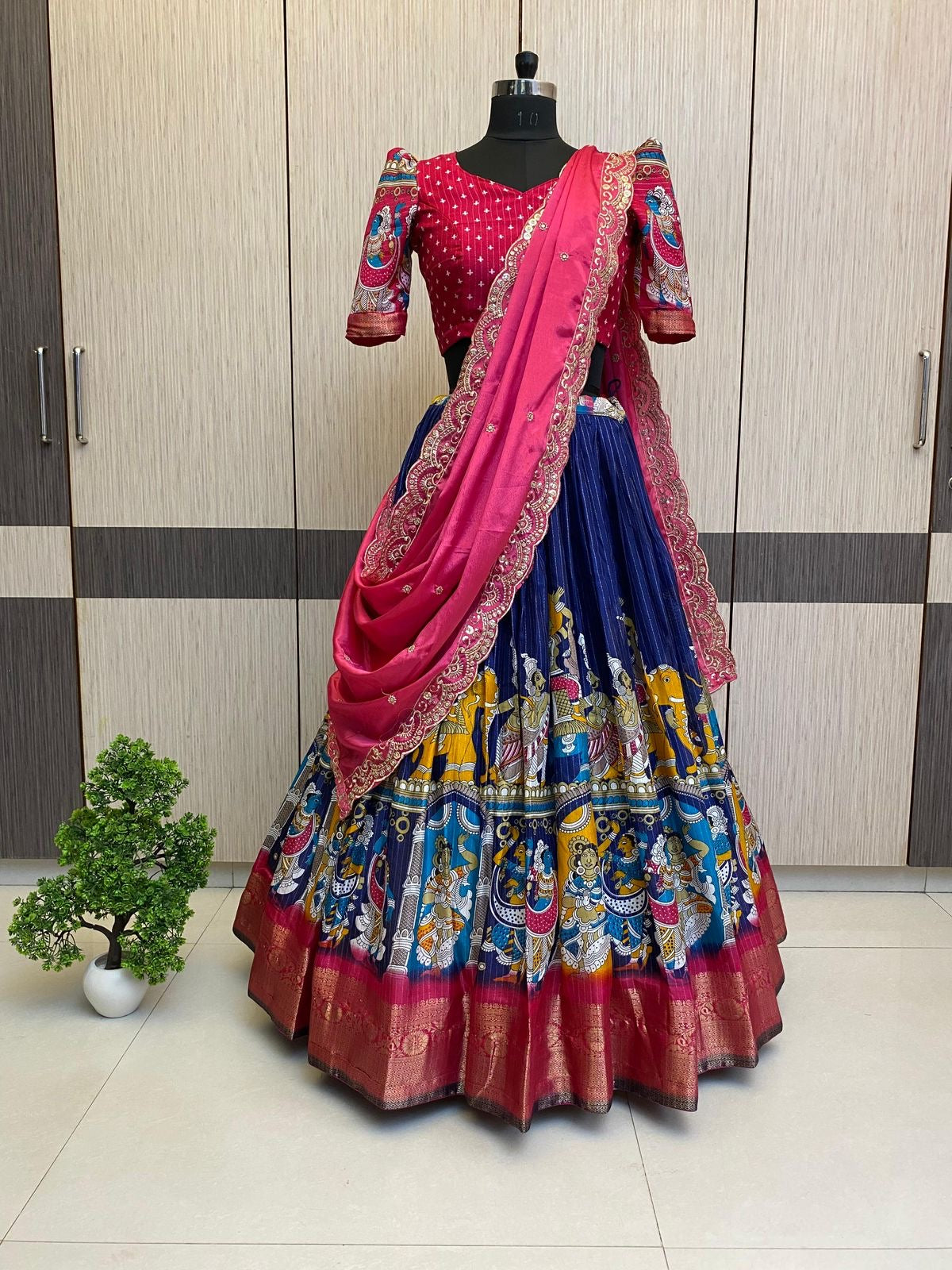Kalamkari Lehenga