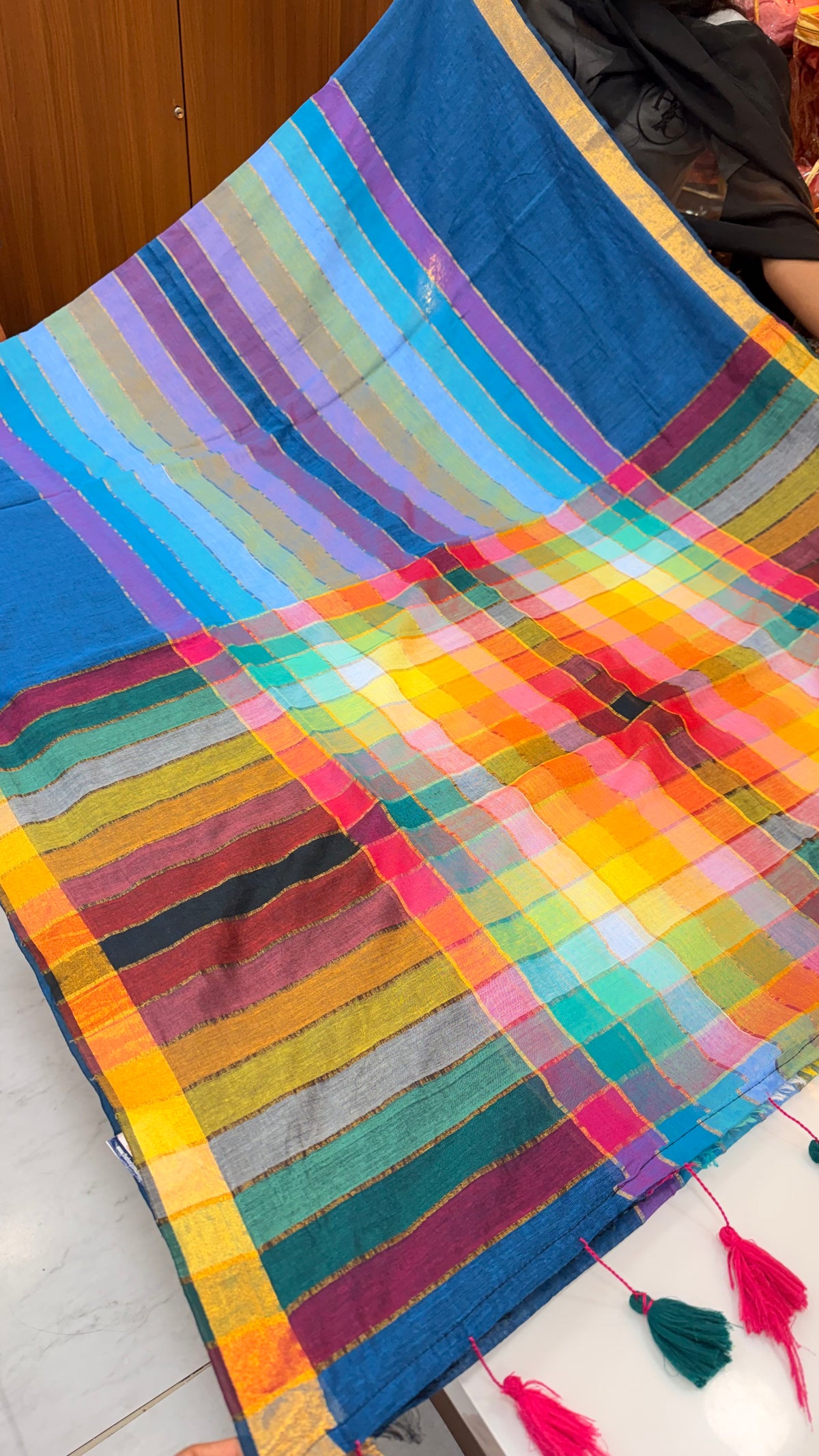 Mul cotton saree