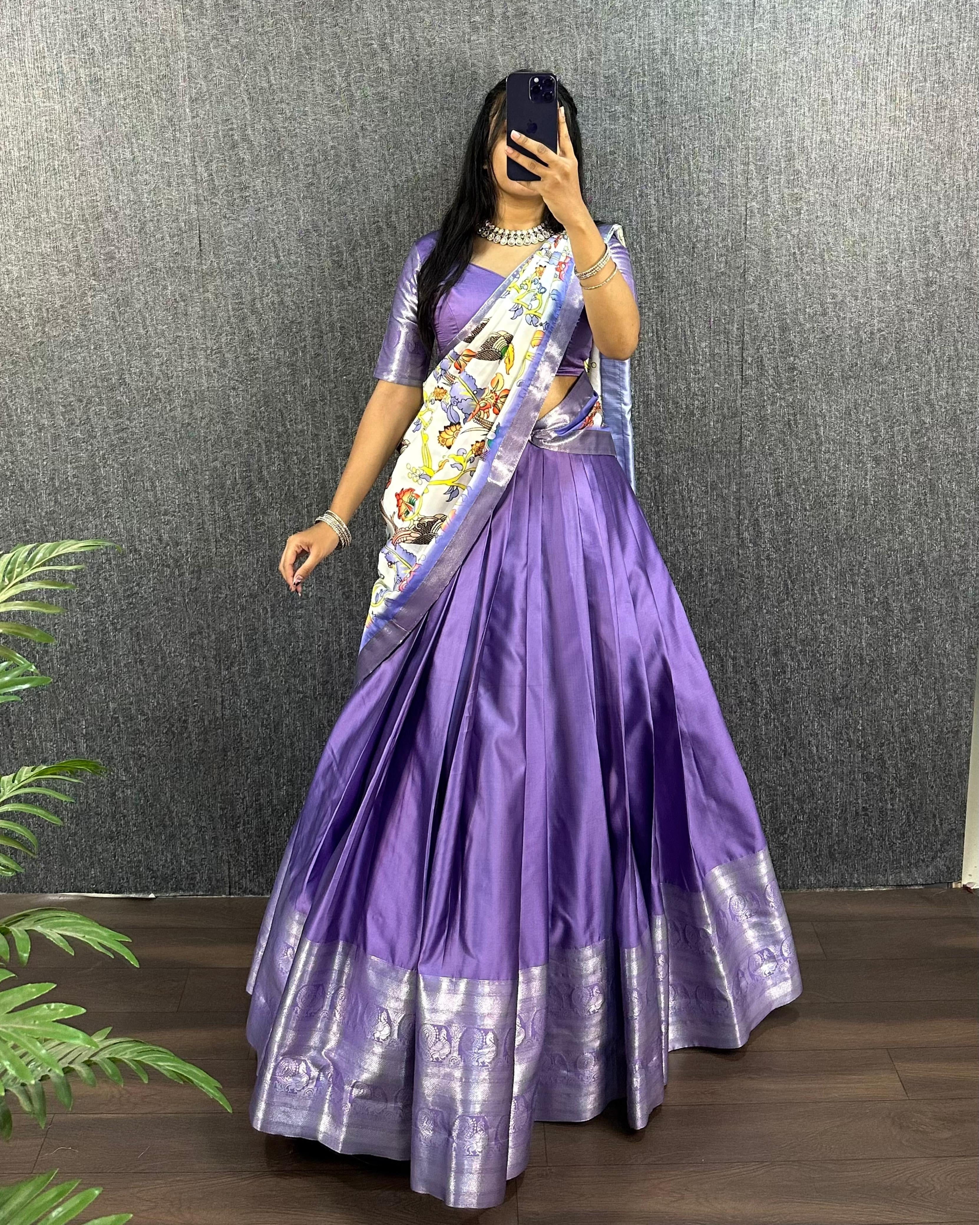 Traditional plain lehengas