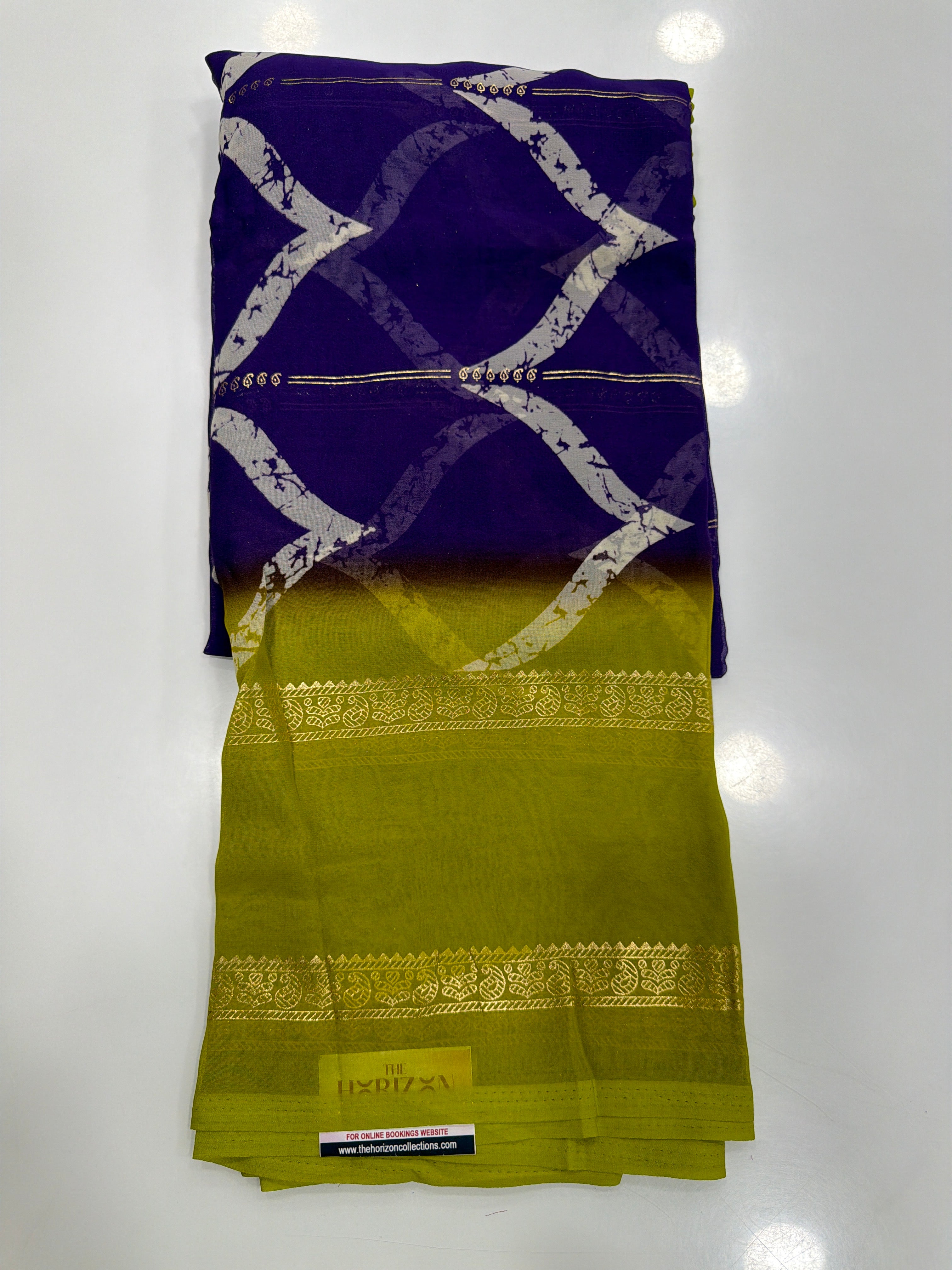 Waves Georgette saree