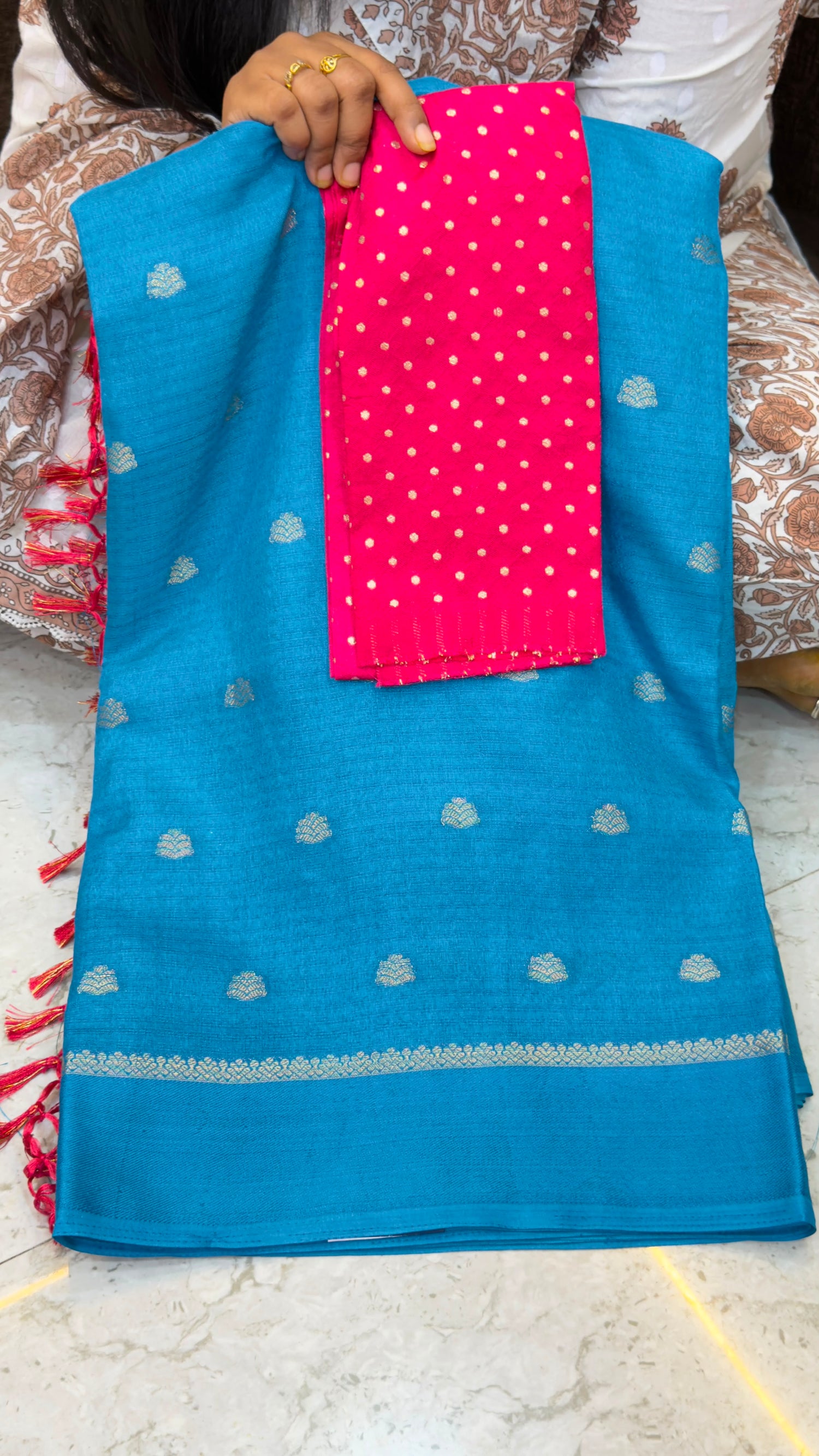 Tussar Banarasi Georgette saree