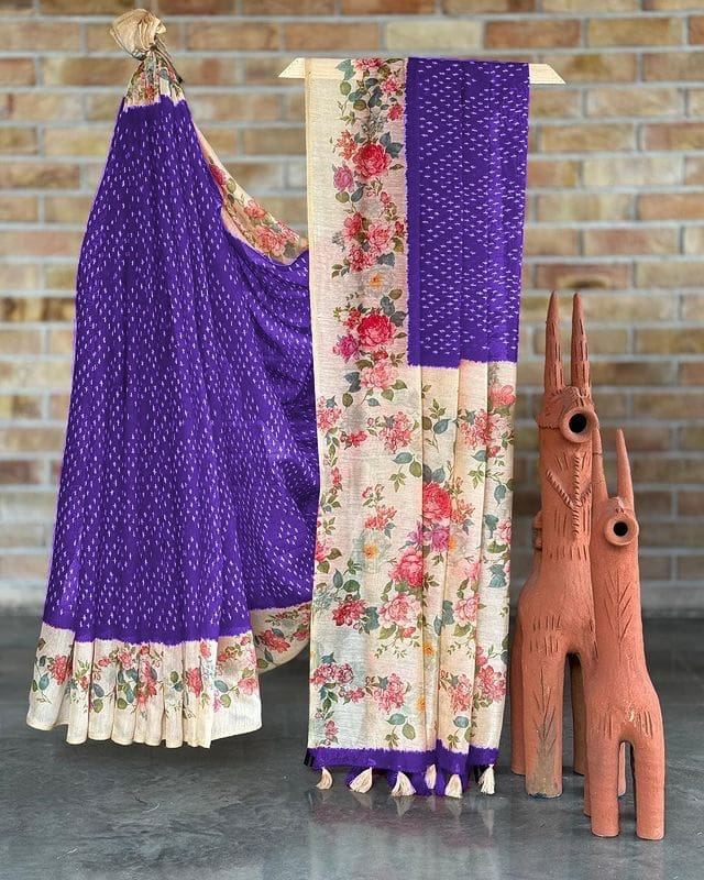 Bandini designer Tussar saree