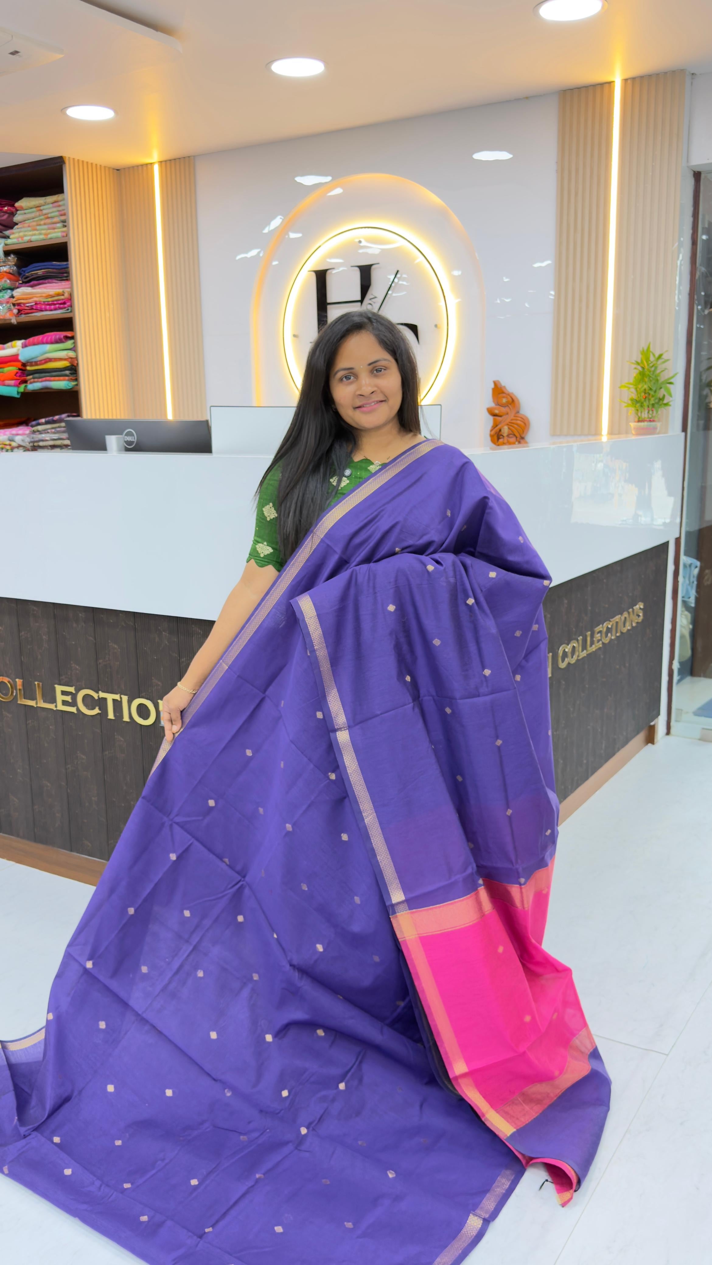 Maheswari cotton silk sarees