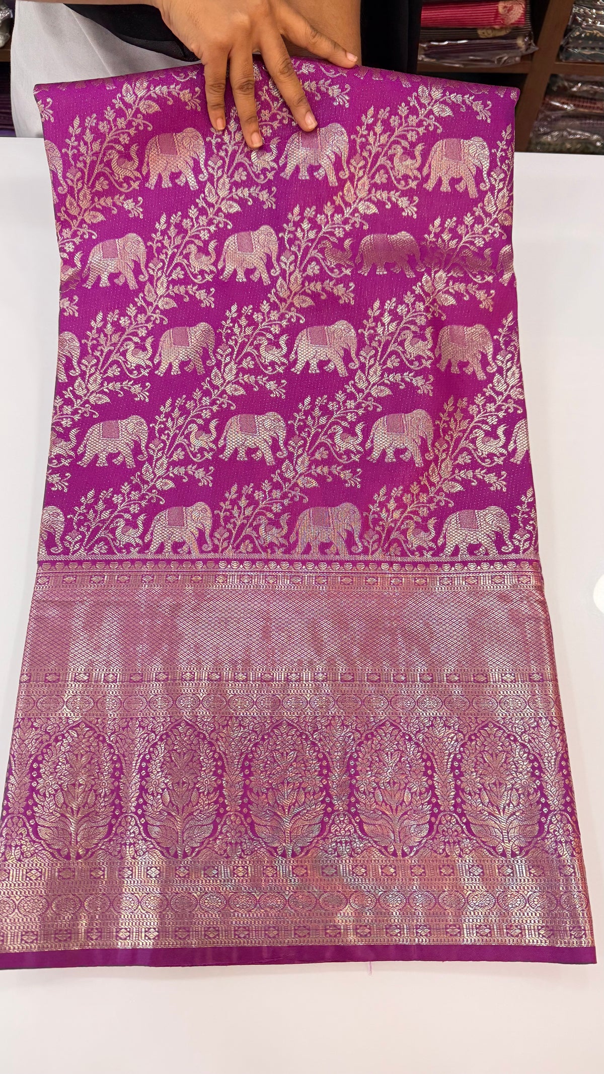 Bridal Meenakari sarees
