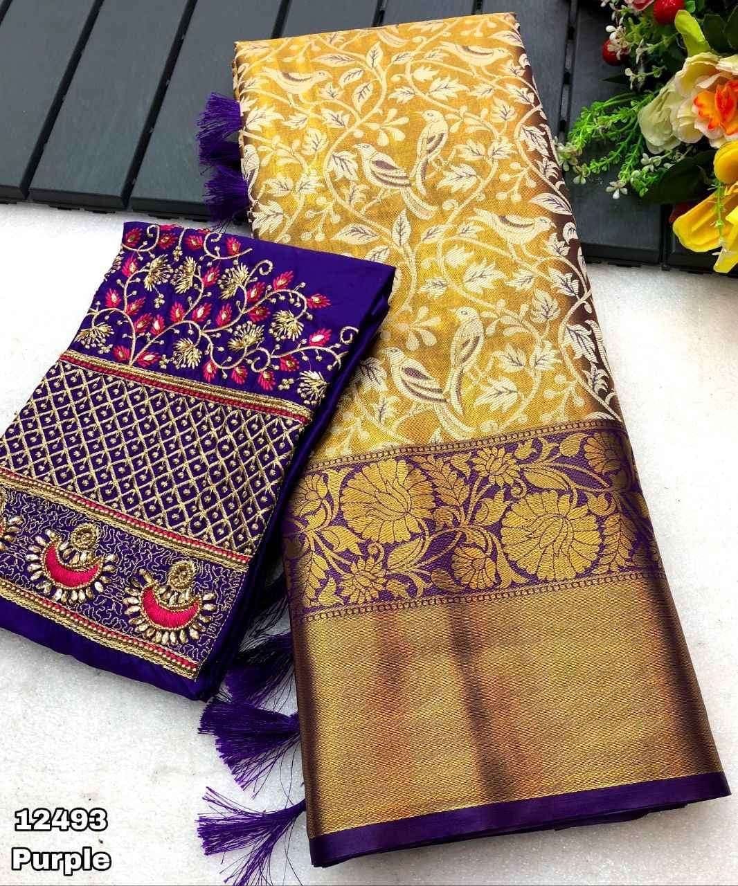 Kanjivaram silk with work blouse