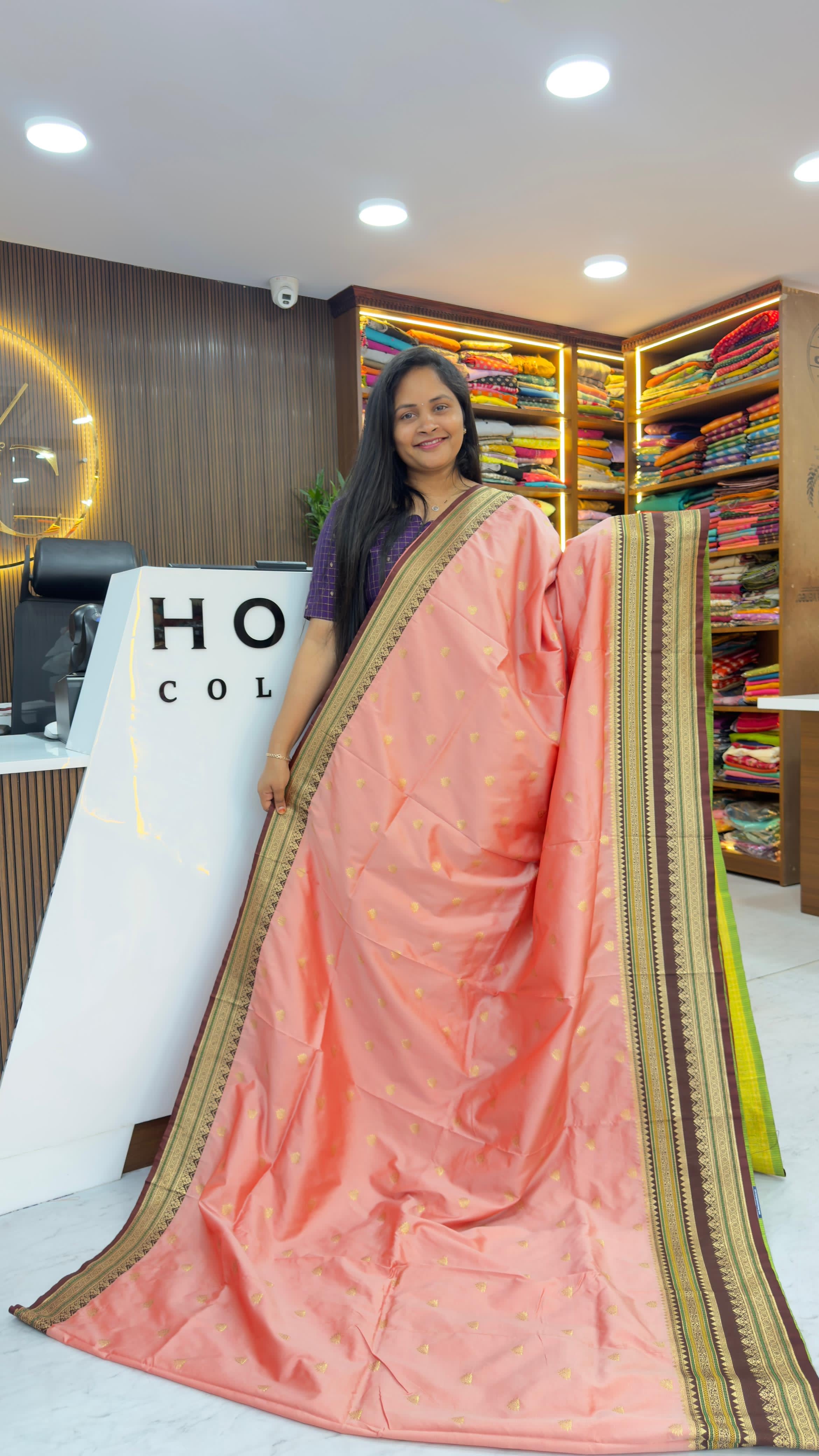 Semi Gadwal inspired sarees in soft silk sarees
