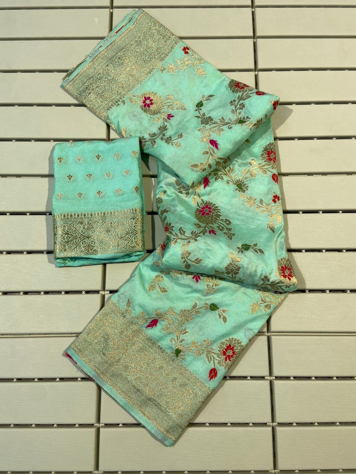 Brocade soft Banarasi saree