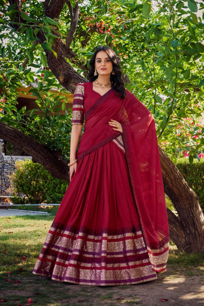 Chanderi Lehenga