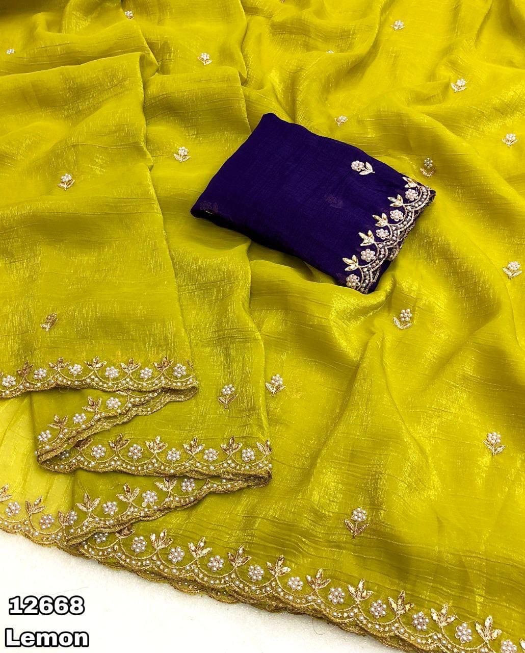 Tussar Crush Saree PW