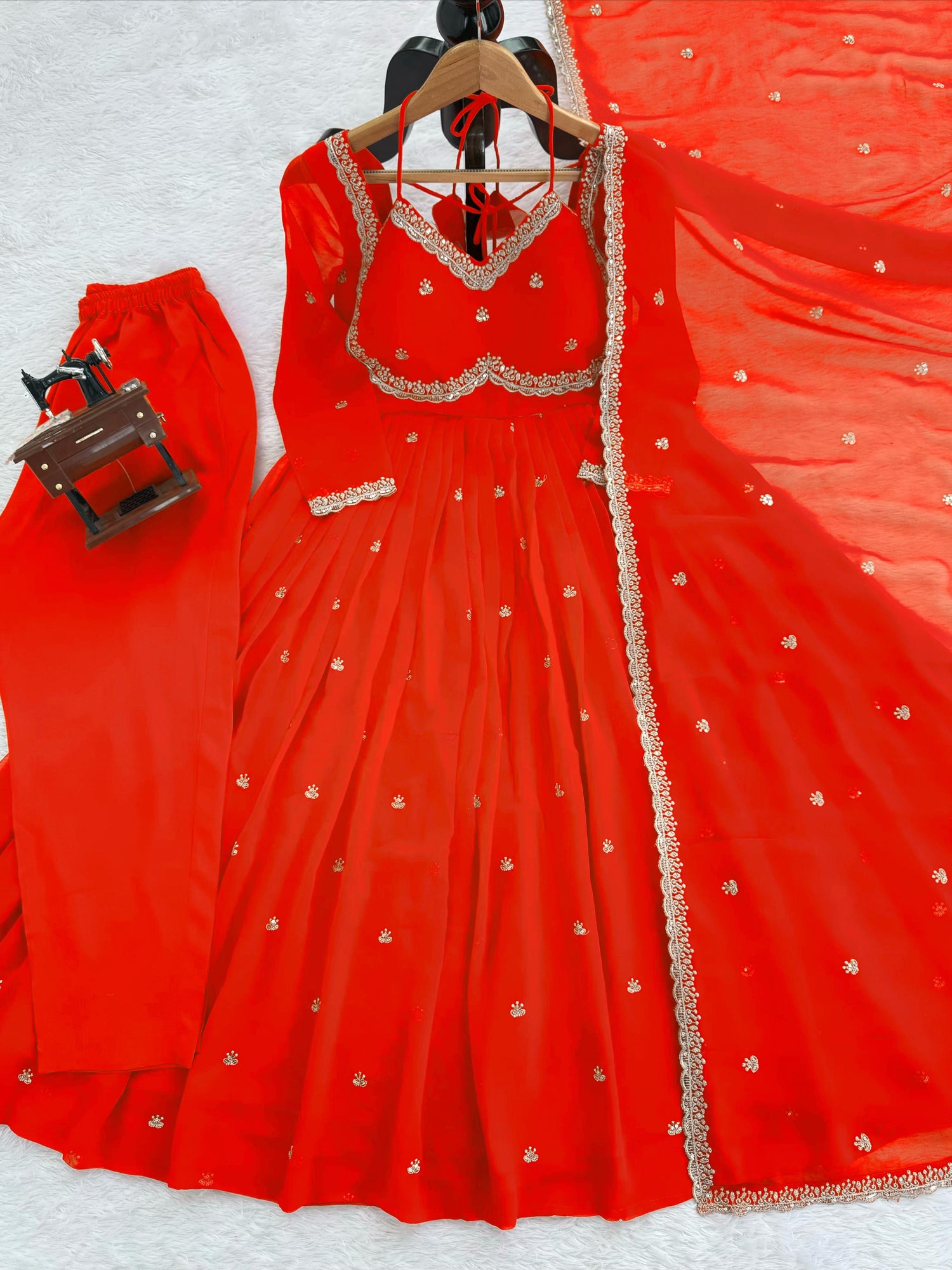 Anarkali three piece