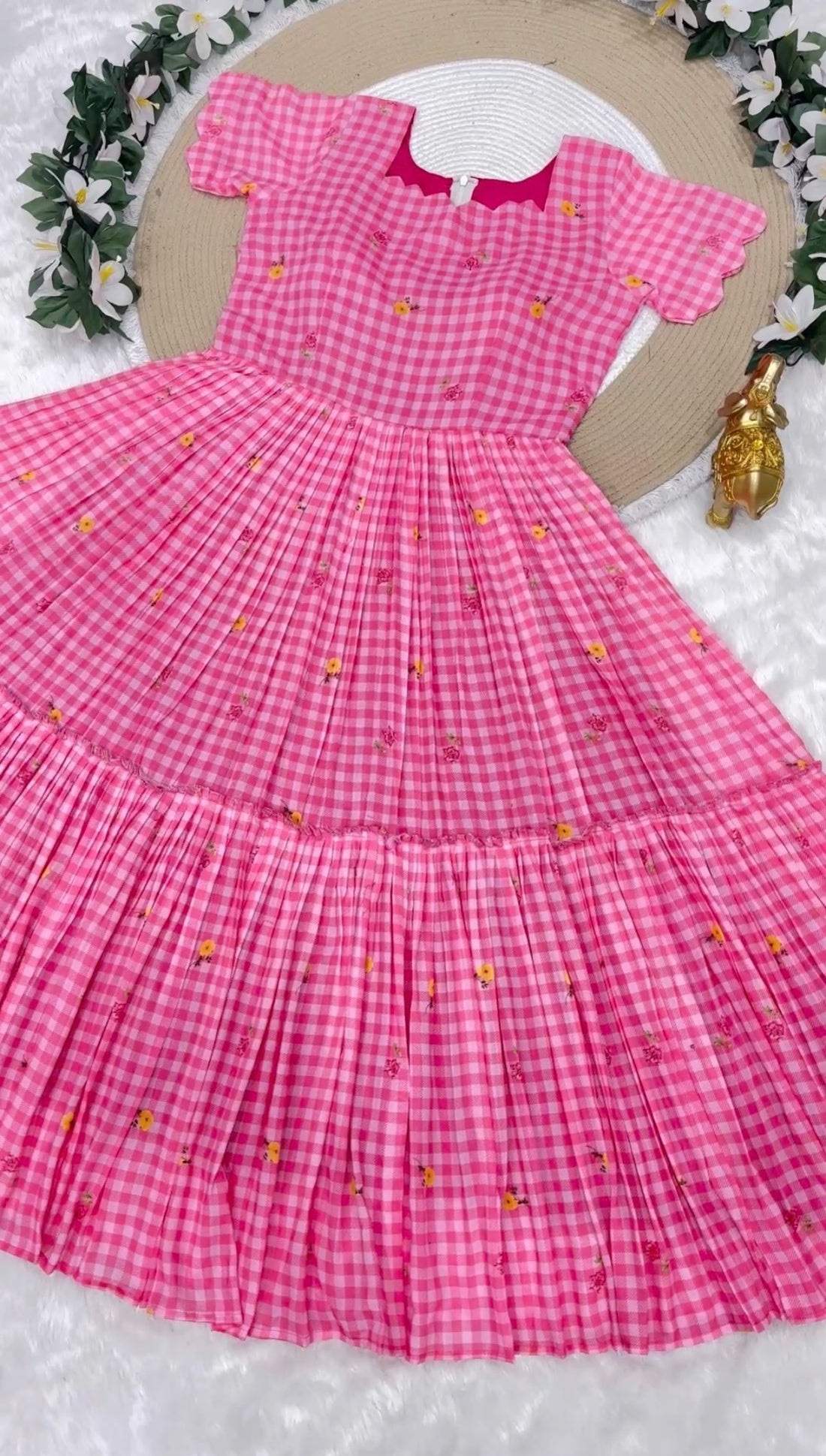 Mul-Chanderi frocks