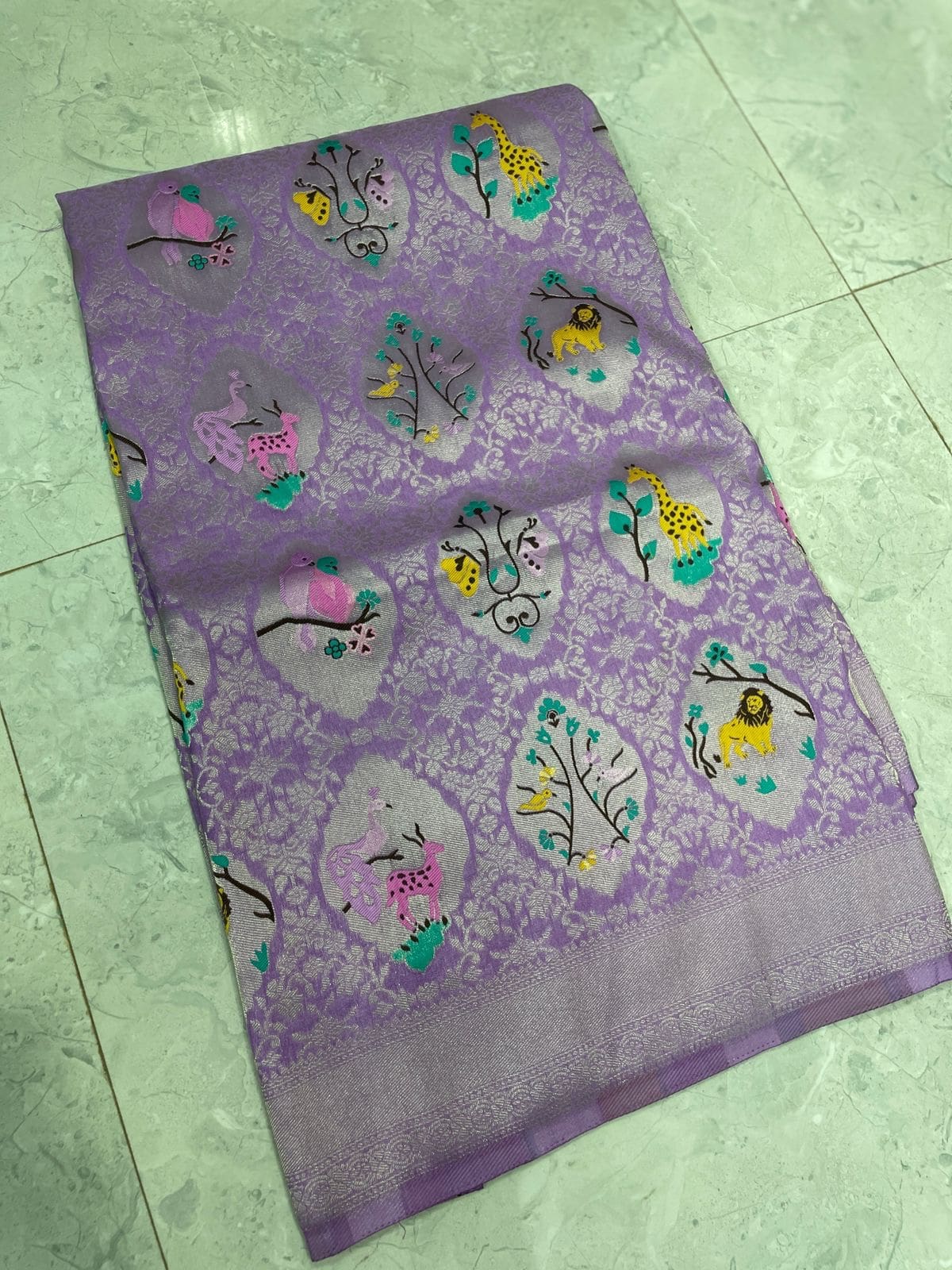 Premium quality Jungle theme Saree