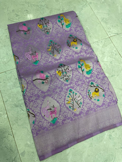 Premium quality Jungle theme Saree