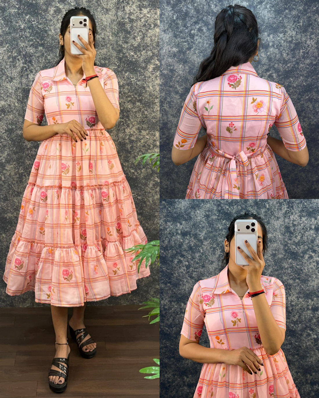 Pure soft mal chanderi frocks