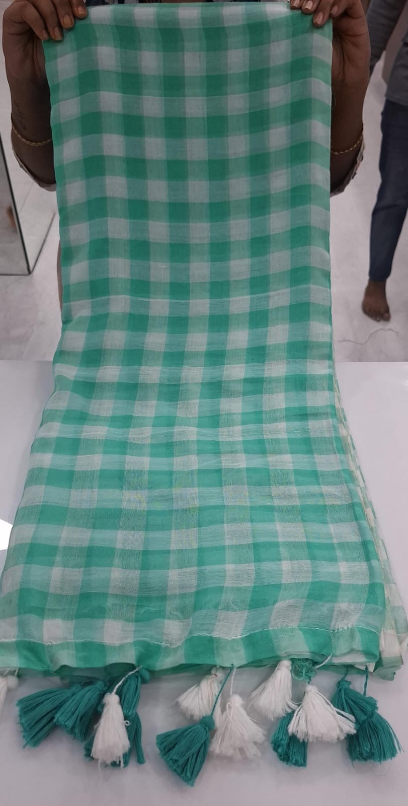 Mul cotton saree