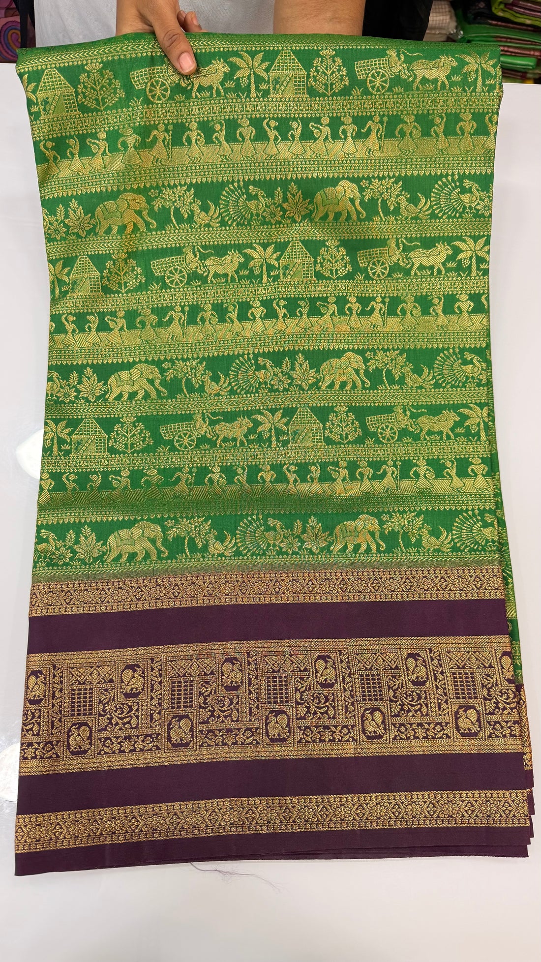 Bridal Meenakari sarees
