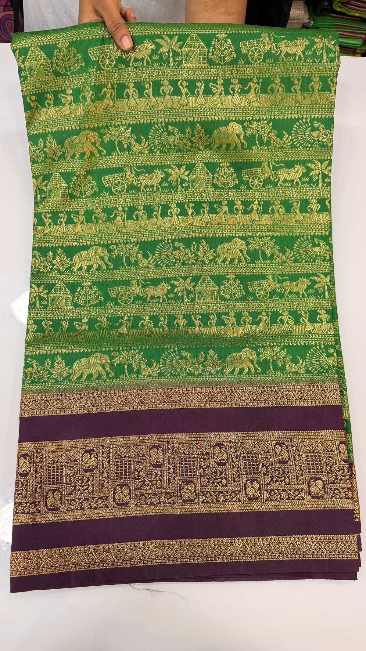 Bridal Meenakari sarees
