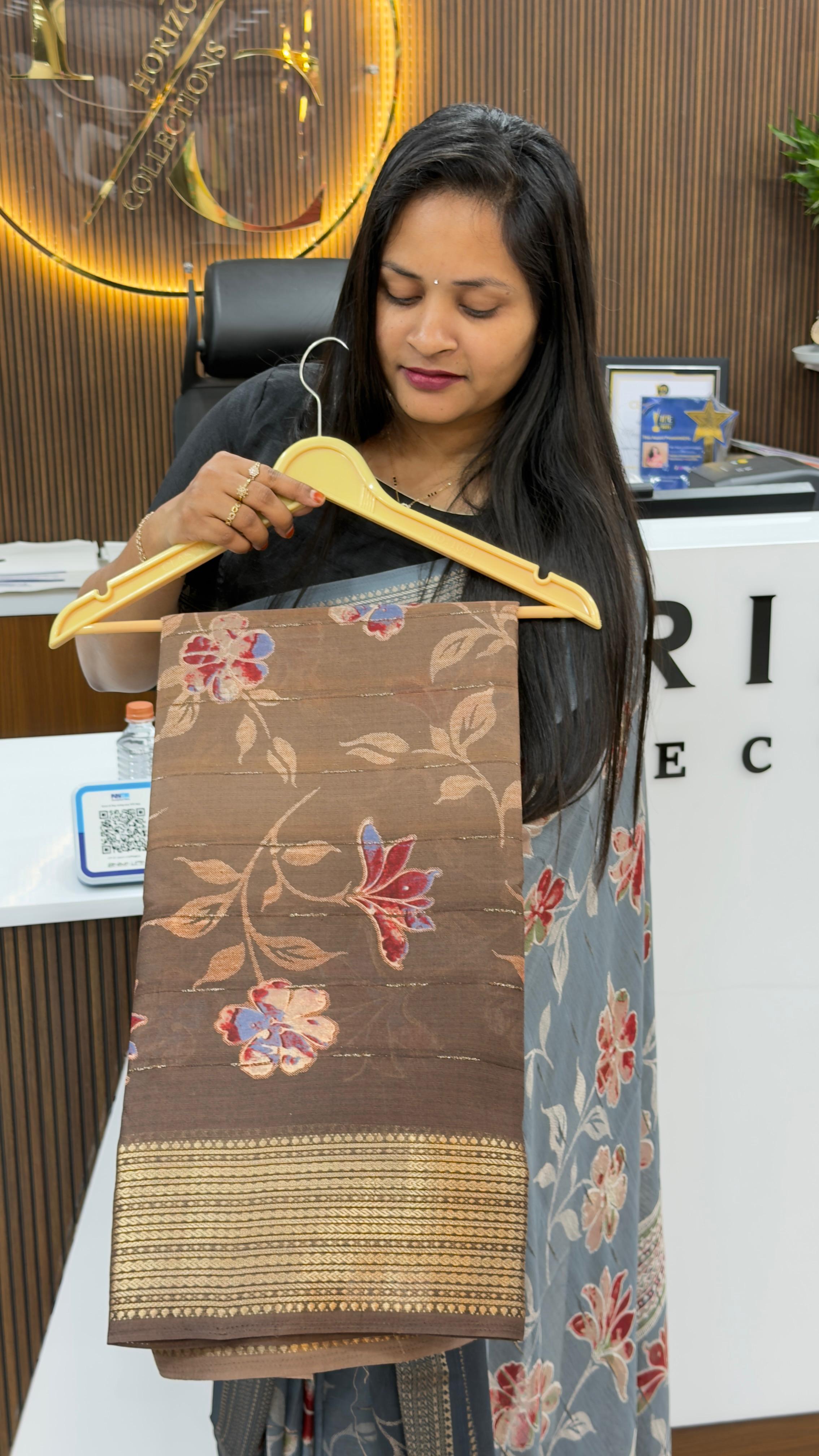 Floral Marshmallow sarees