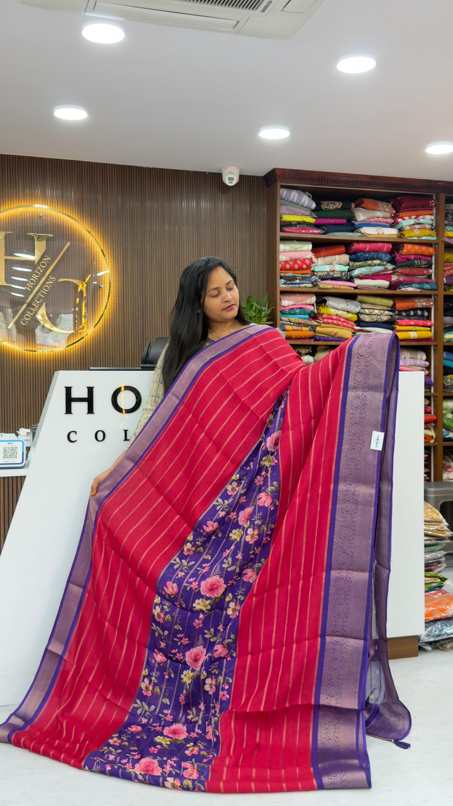 Center  desgin sarees