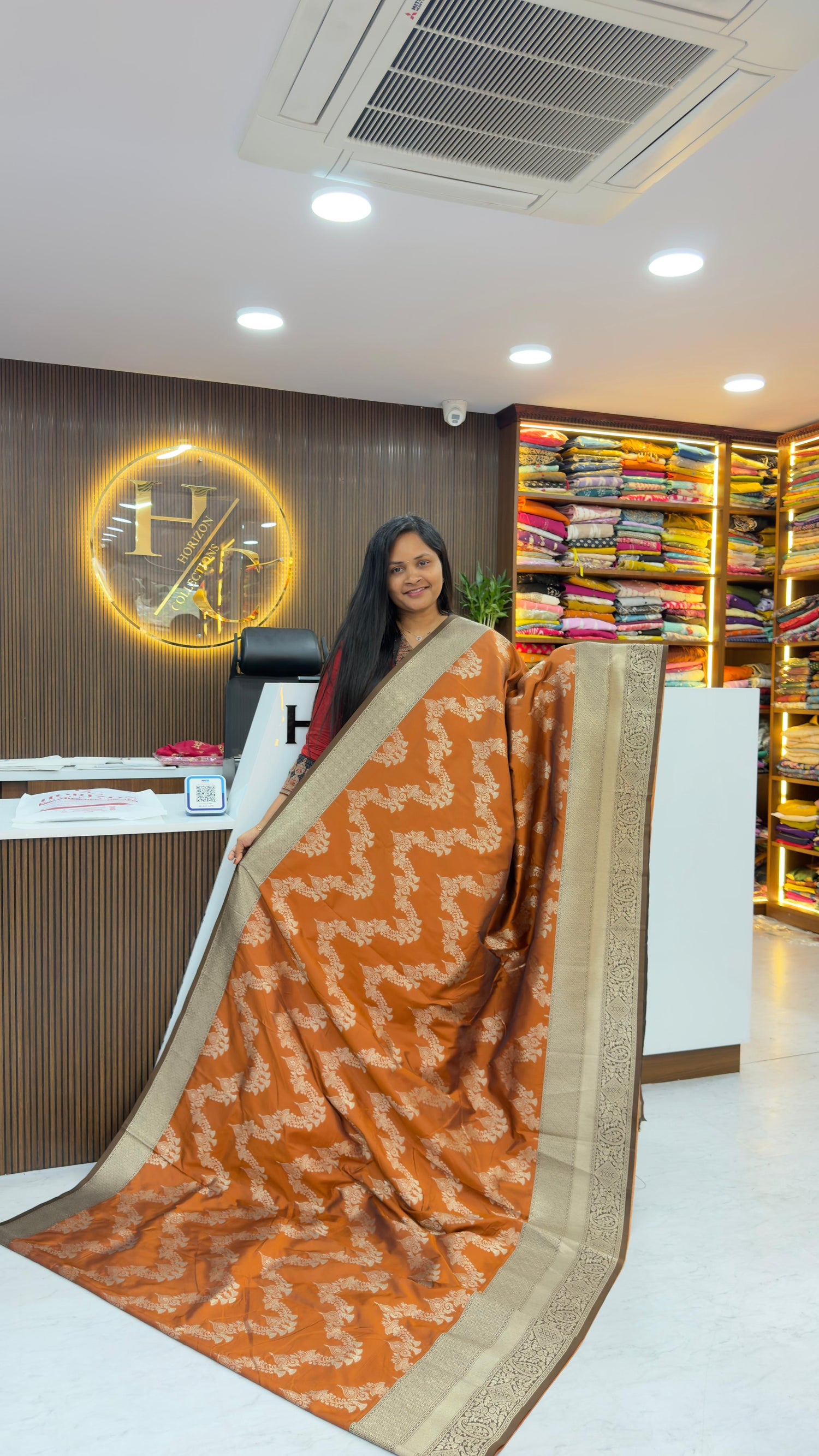 Kanjivaram style soft silk saree