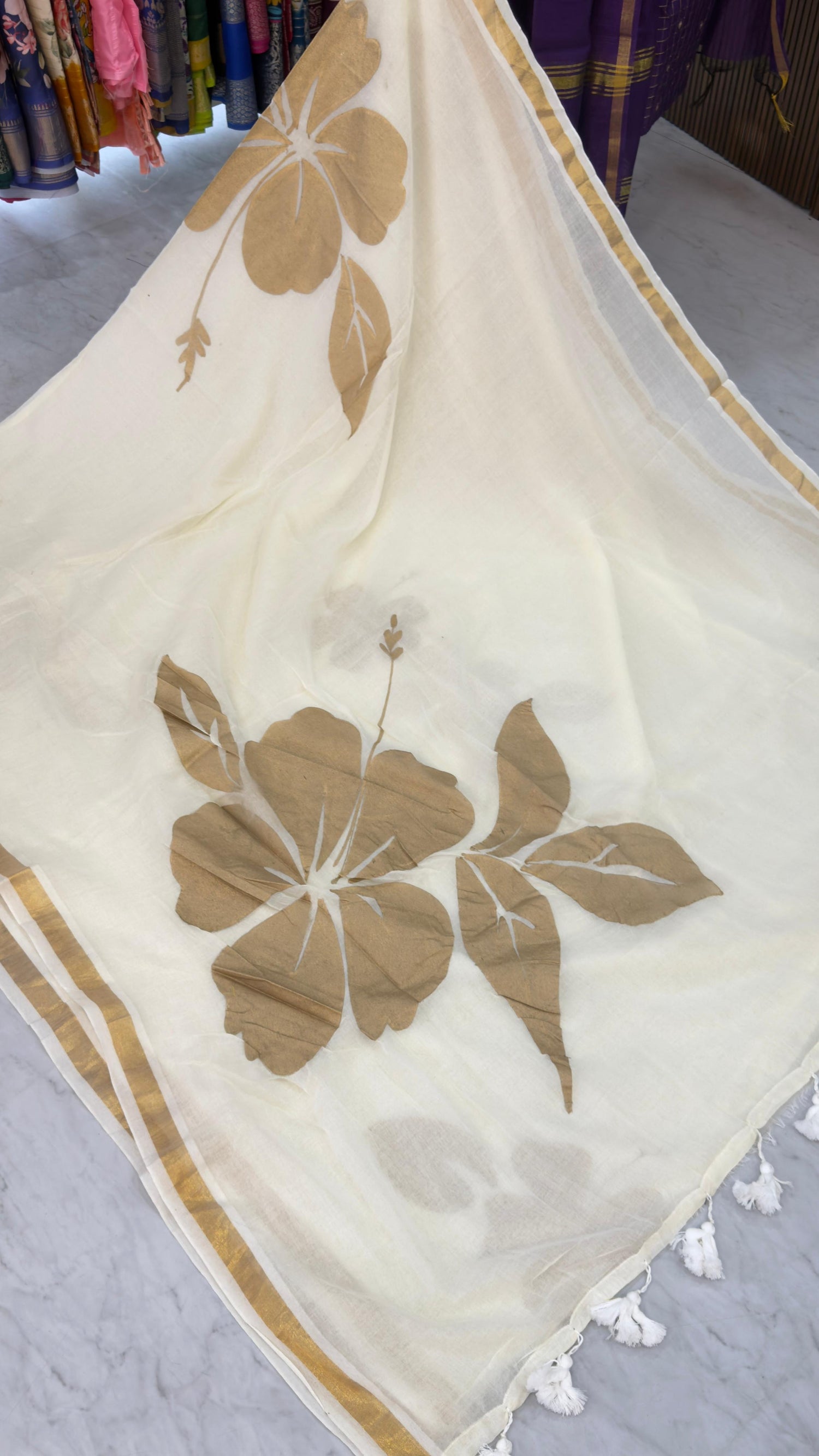 Mul cotton sarees(No blouse)
