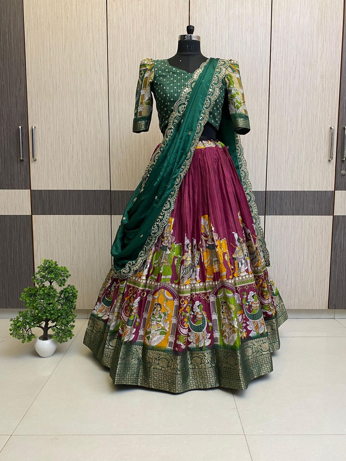 Kalamkari Lehenga
