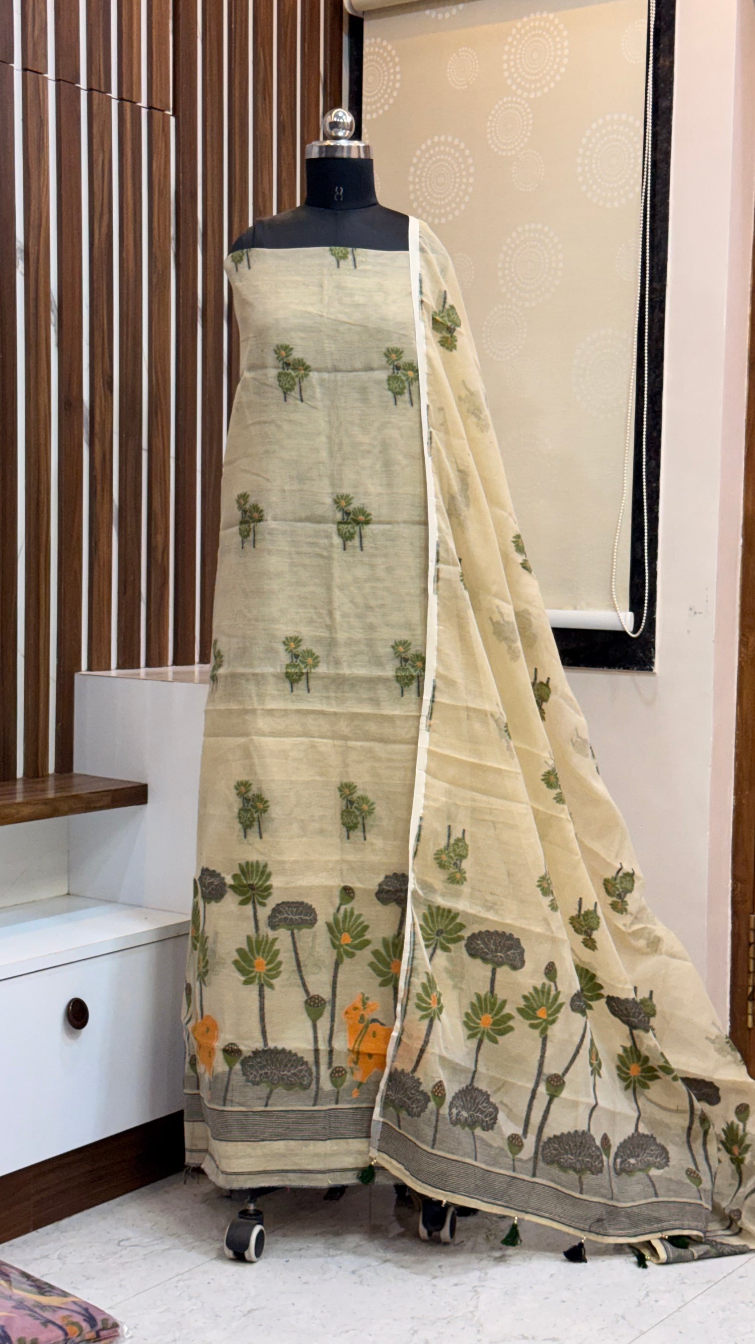 Jamdhani dress materials