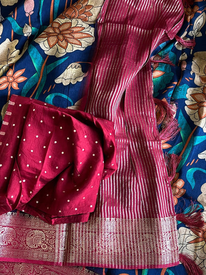 Kalamkari printed saree