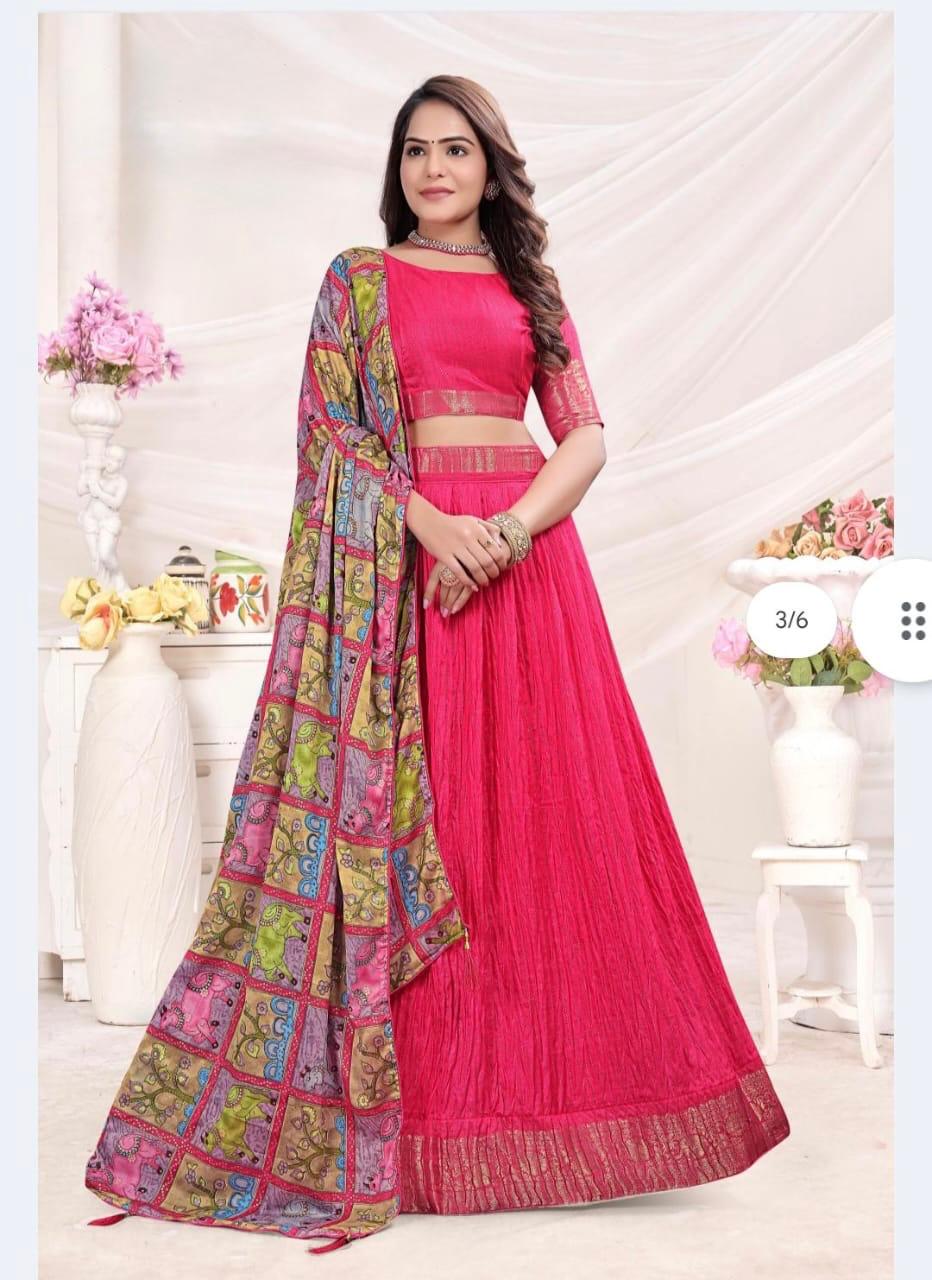 Mangalgiri inspired Lehengas