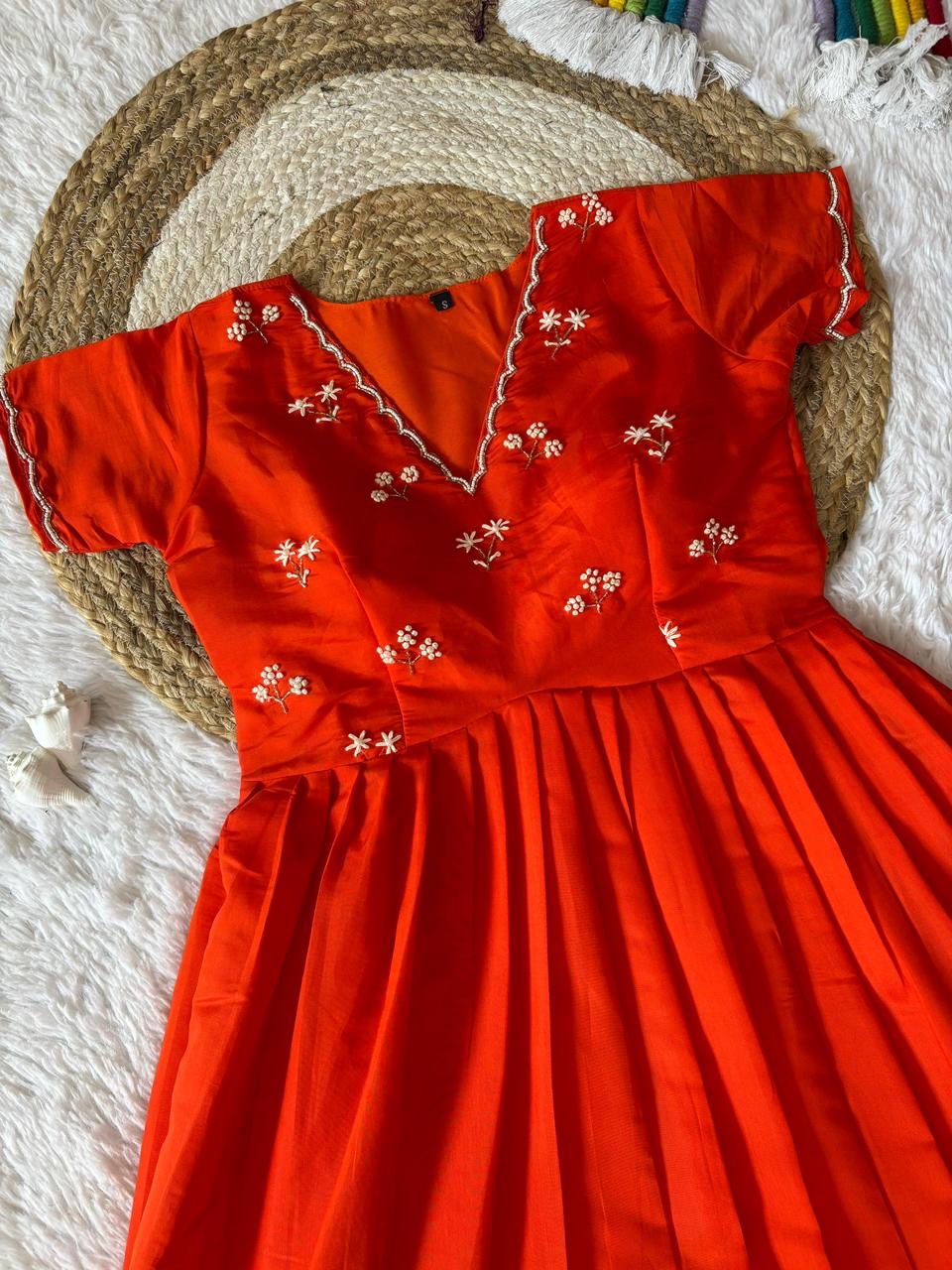 Beautiful frocks with maggam work