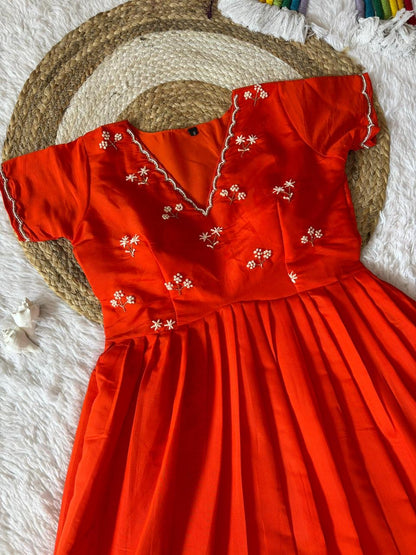 Beautiful frocks with maggam work