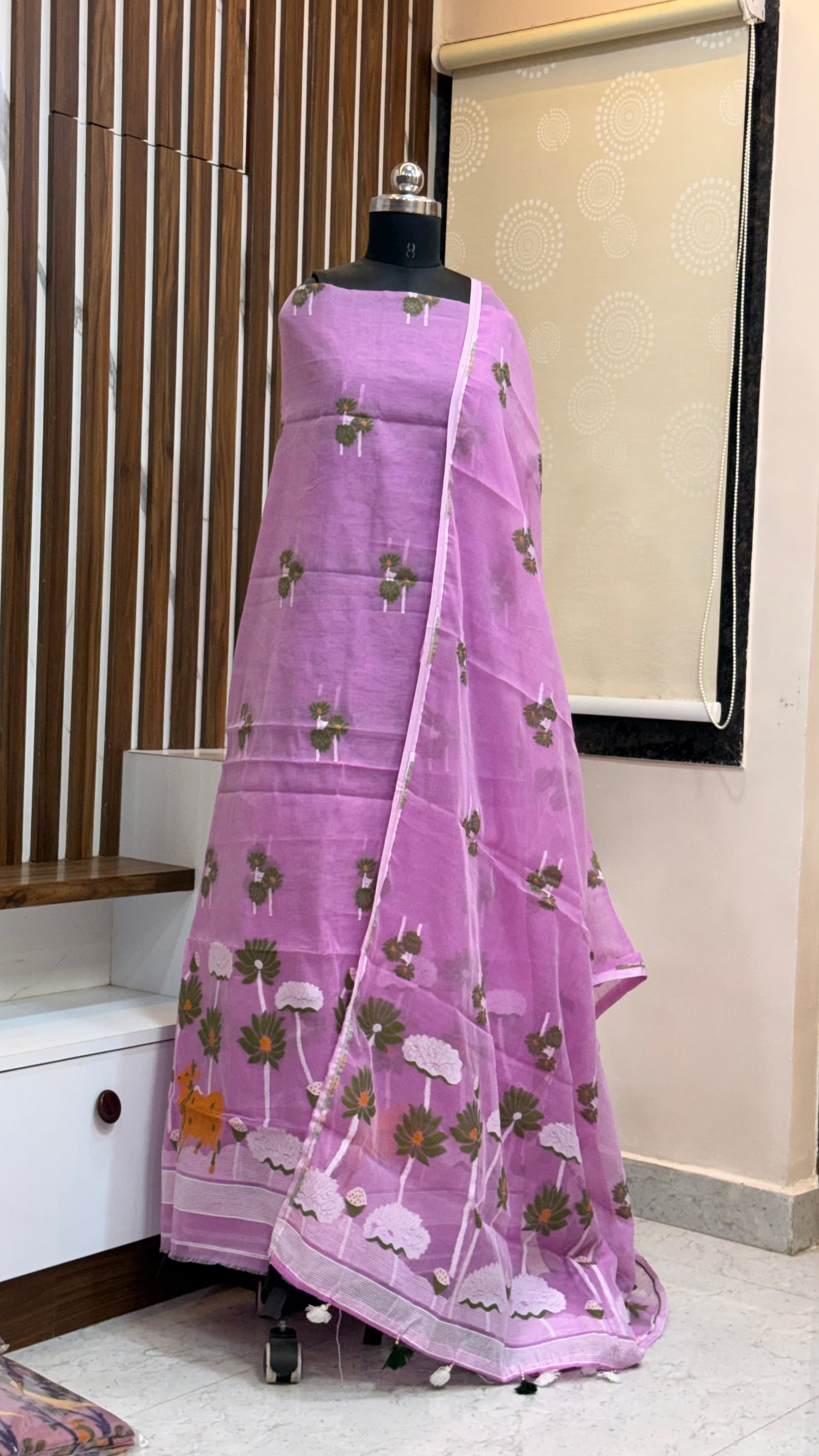 Jamdhani dress materials