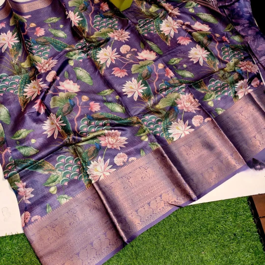 Kota sarees with Kanchi borders
