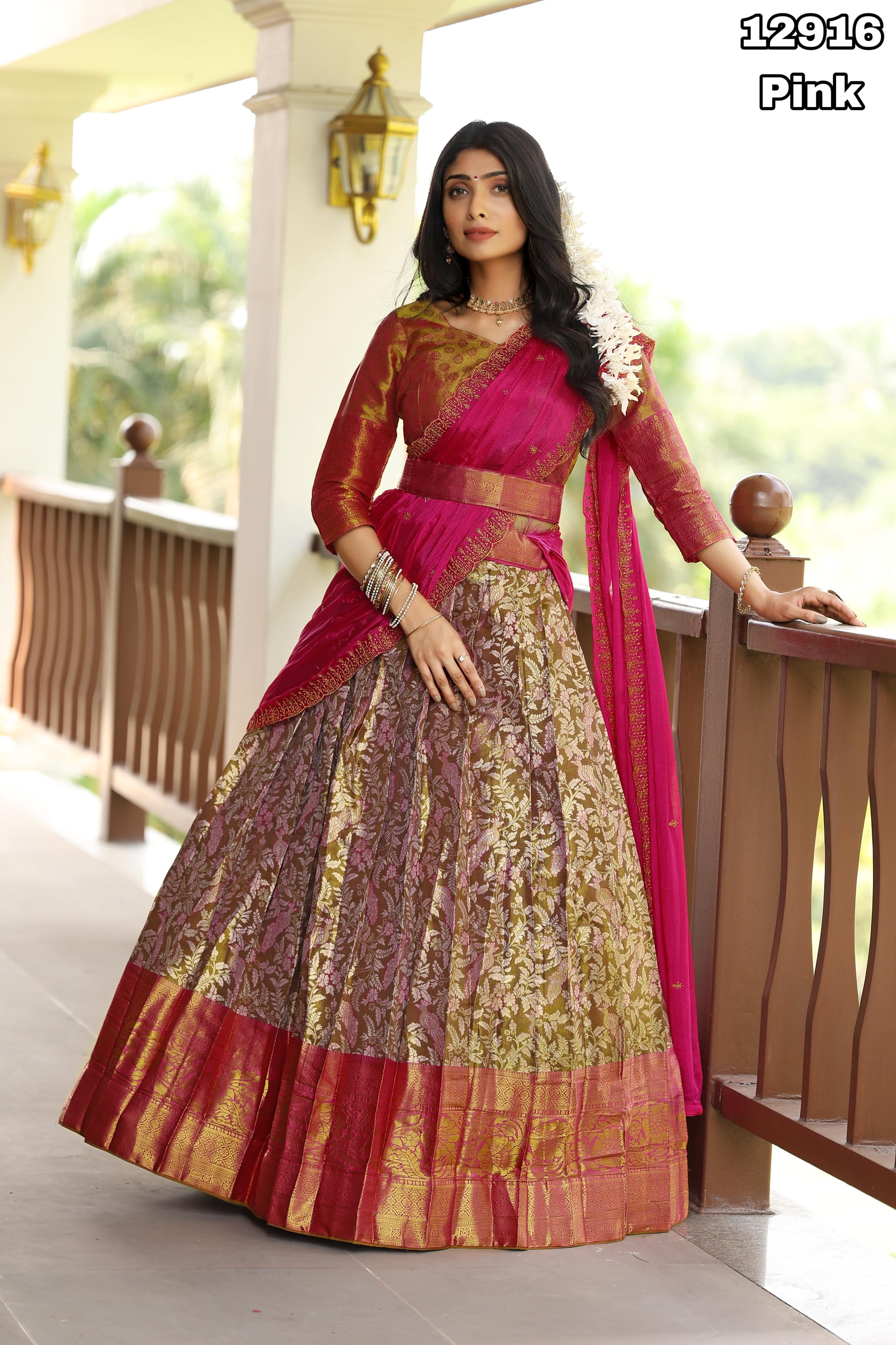Pattu Half saree