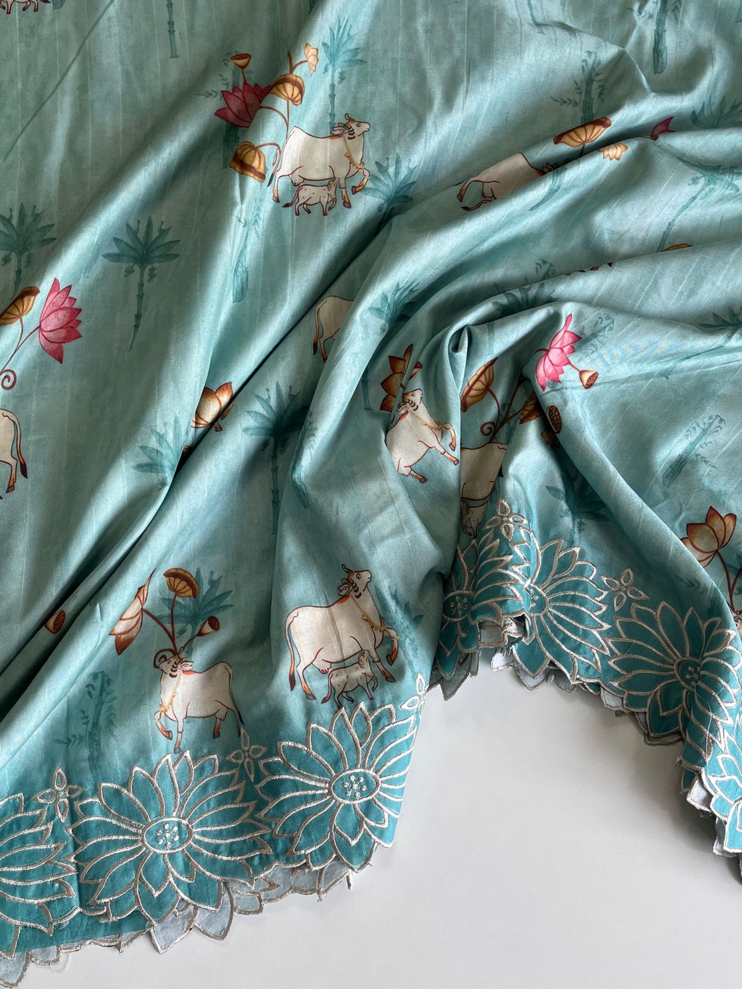 Pichwai Tussar Saree