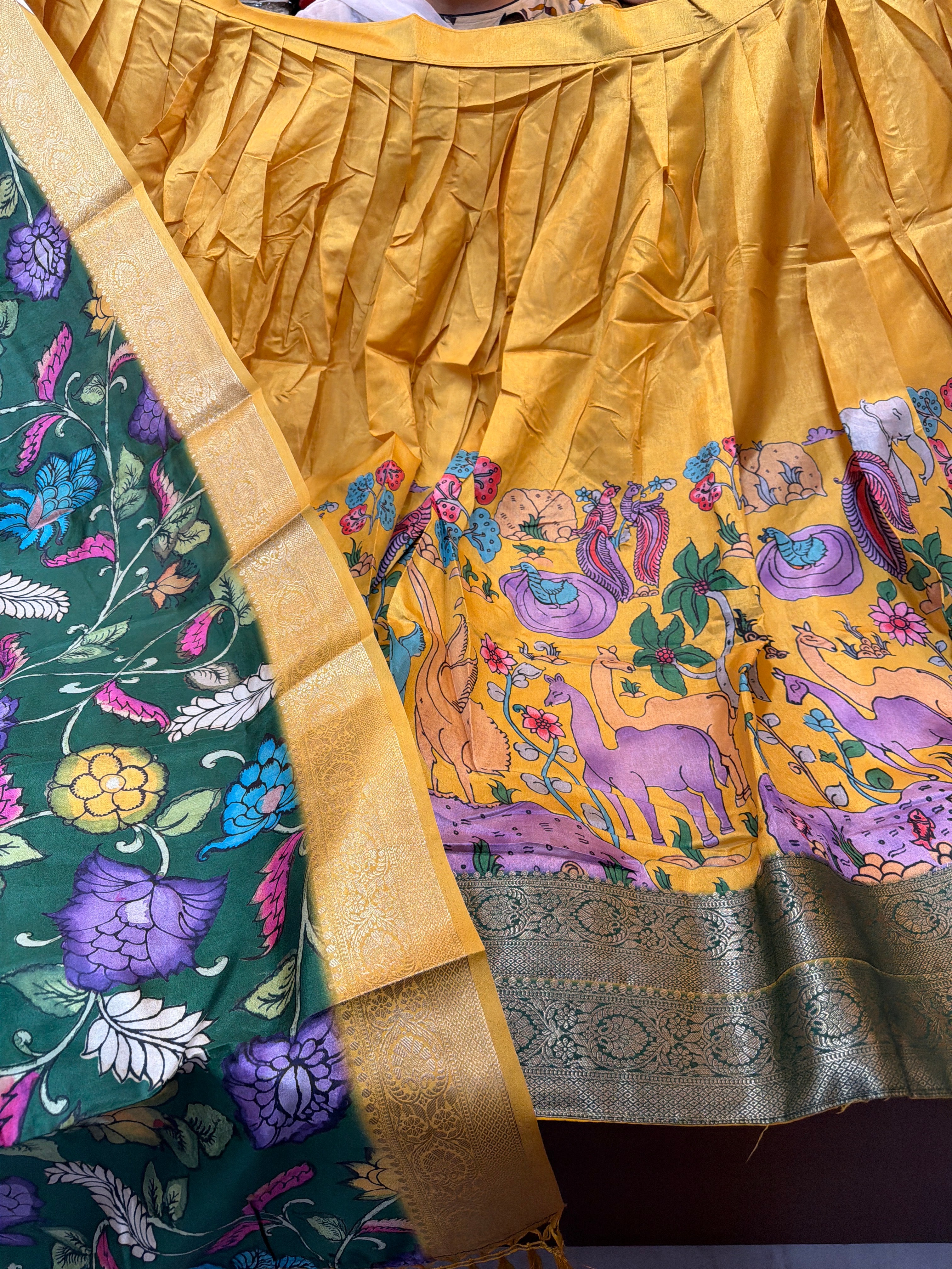Kalamkari lehengas
