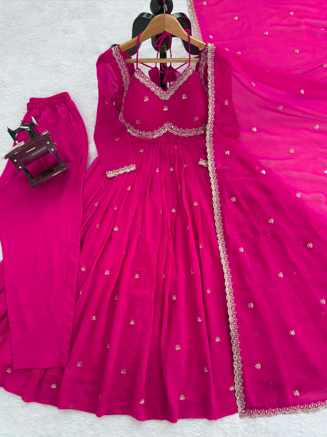 Anarkali three piece