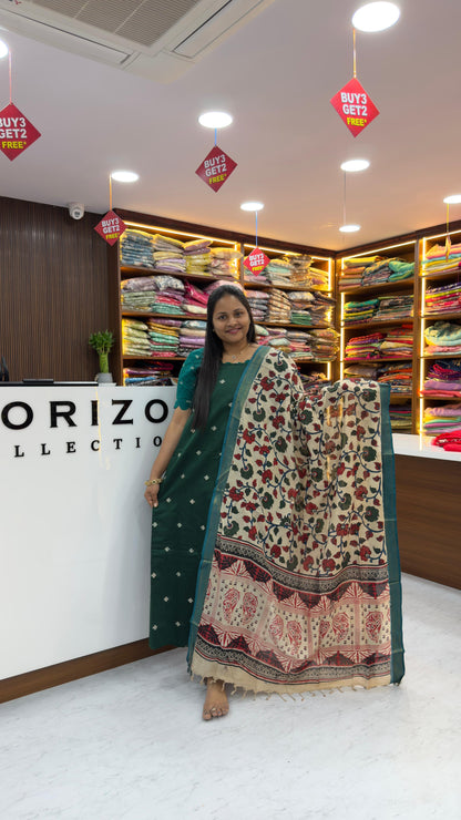 Raw silk dress materials